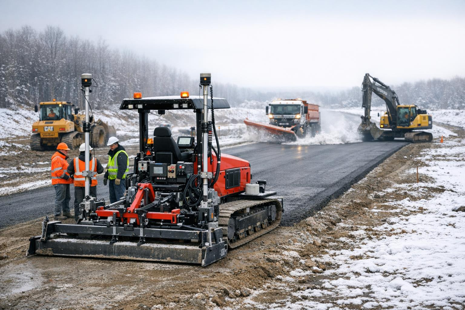 Our starting point is a practical and coordinated approach to construction: we combine road and soil work with the adaptation of machinery, so that projects mov