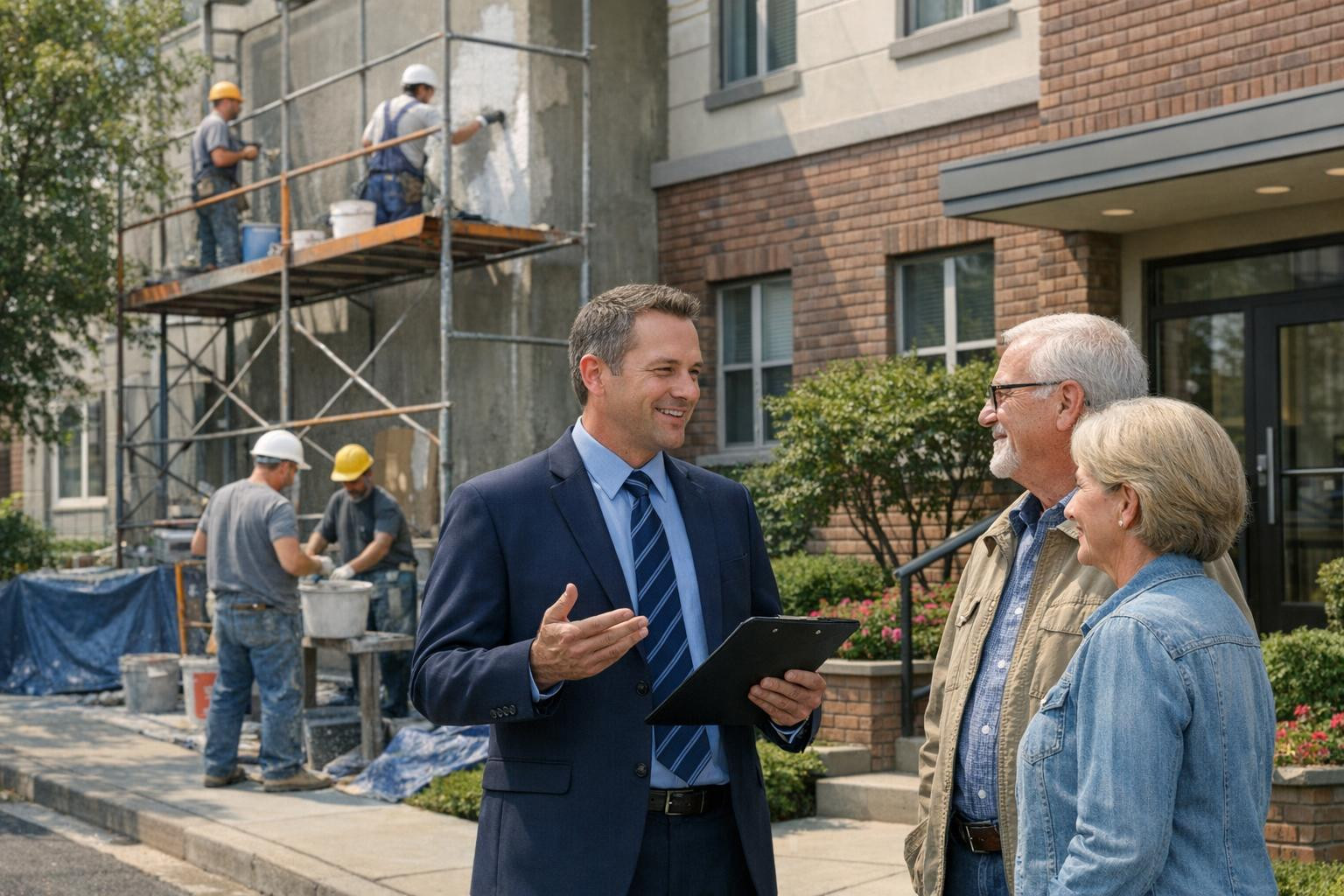 We believe that real estate deserves long-term care and well-considered management. We work with the owner to maintain the value and performance of the building