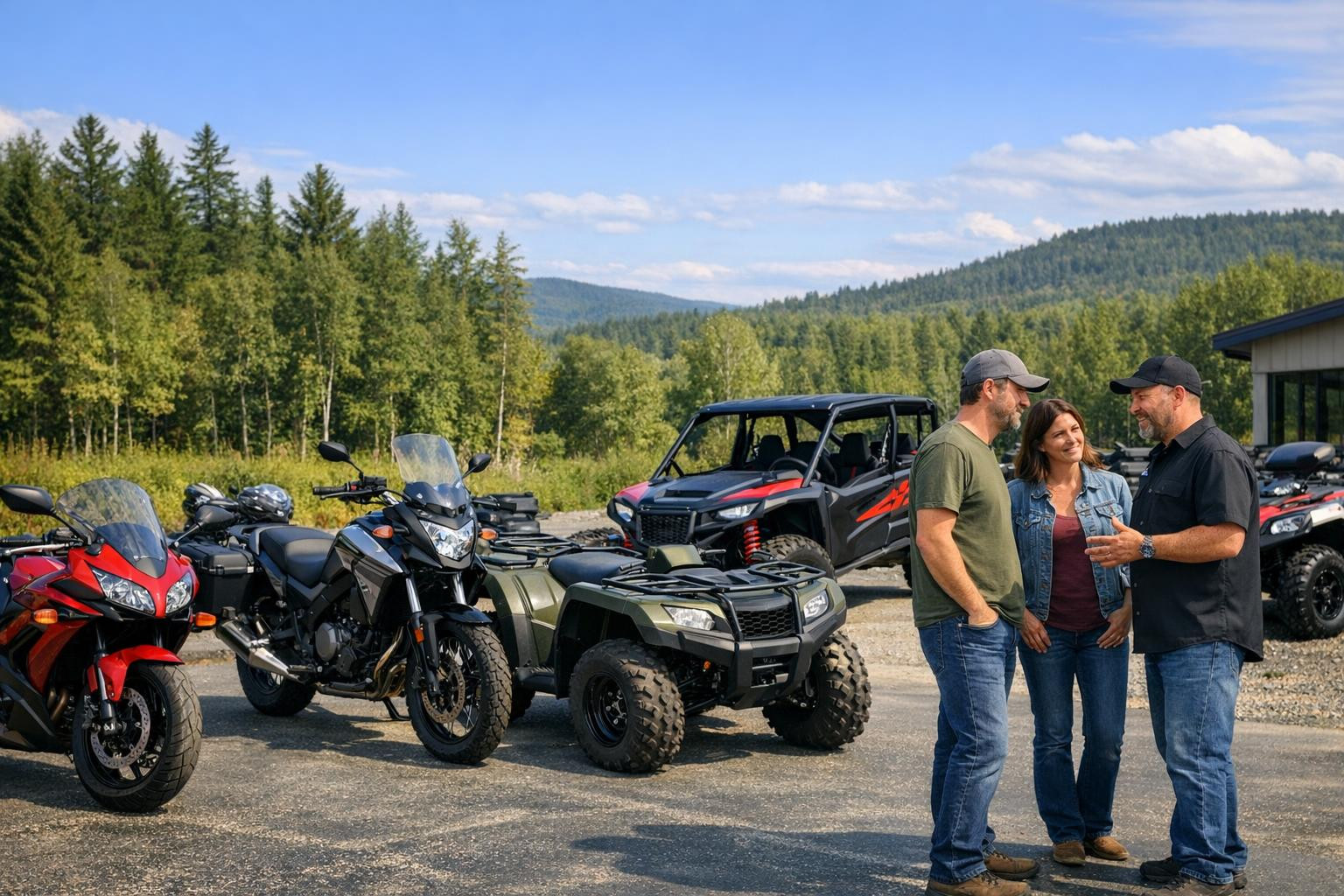 Our company combines a network of local agencies and dealers to make motorcycles and off-road vehicles easier for those looking for modern and safe driving solu