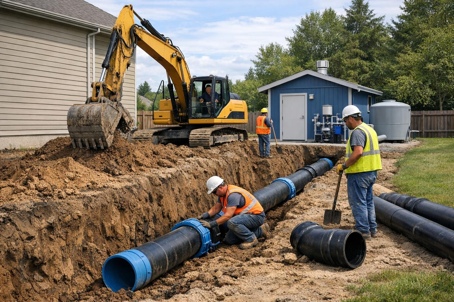 Our company is a practical contractor that helps property owners and business customers to meet the requirements of water supply, sewerage and heating systems i