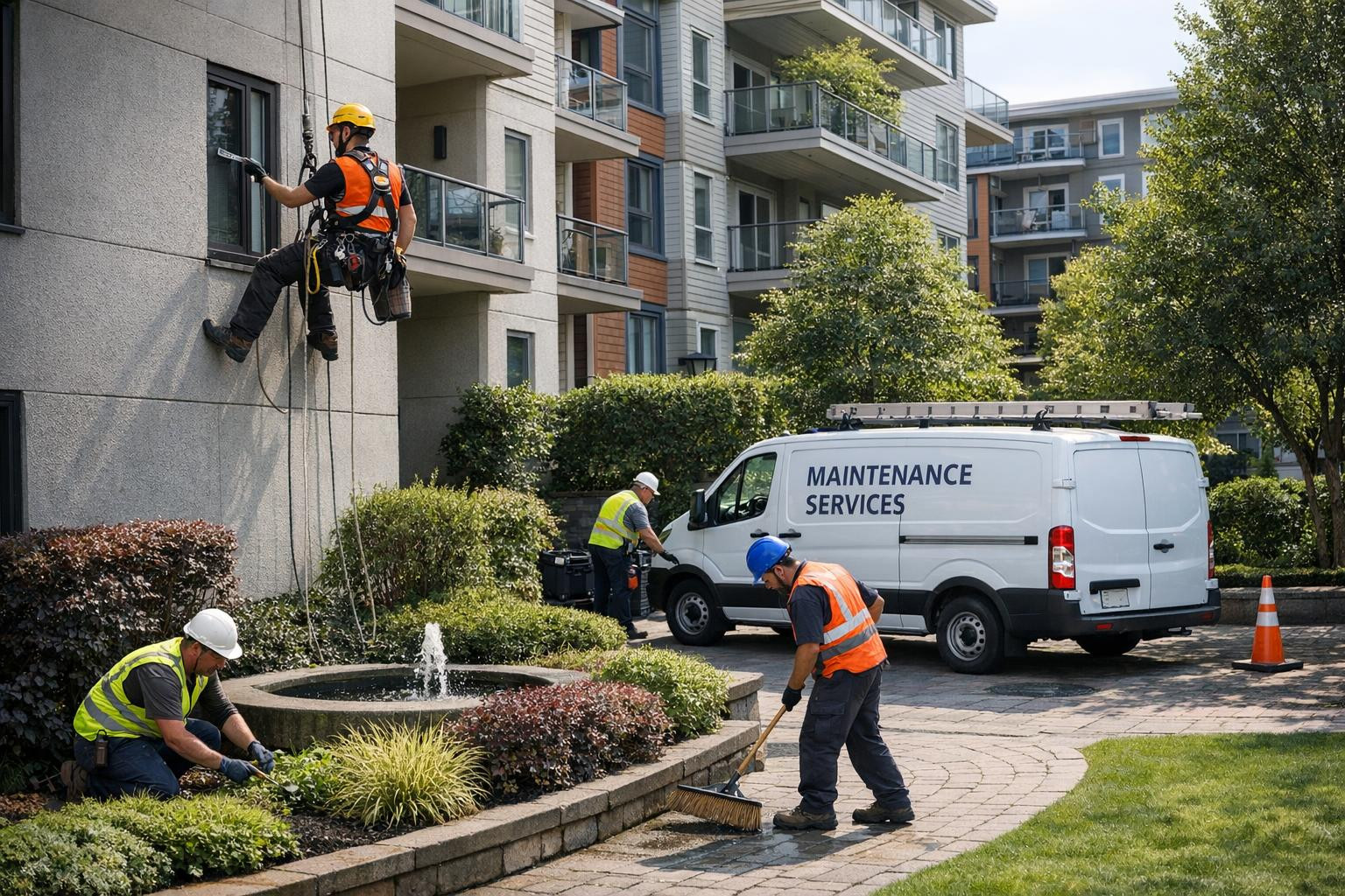 Our goal is to keep cooperative and business premises in order, safe and user-friendly throughout the year through maintenance and project-based solutions. We a