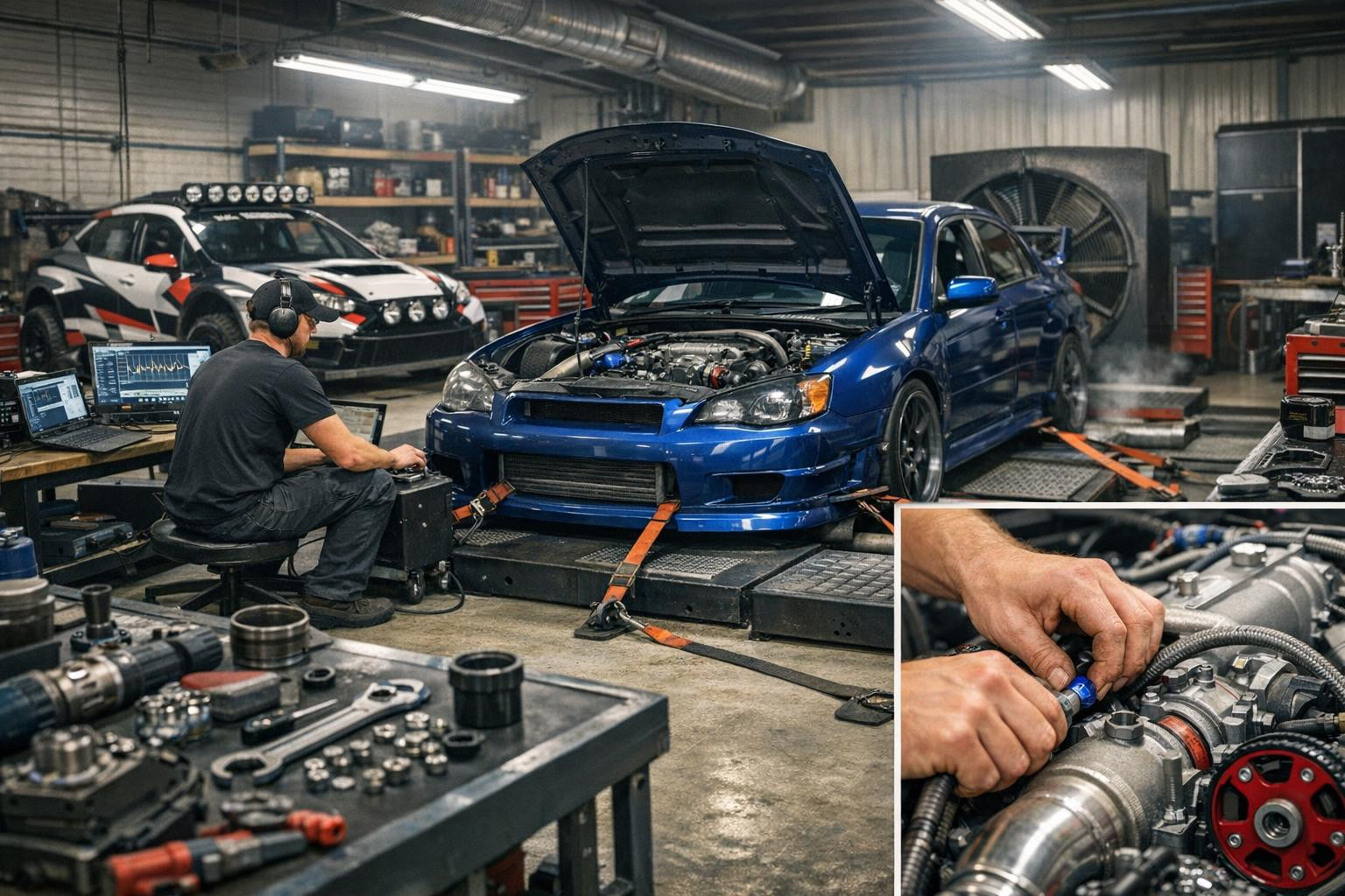 Our workshop is committed to the development of performance and practical solutions for cars - we help owners of both hobby and racing vehicles and everyday veh