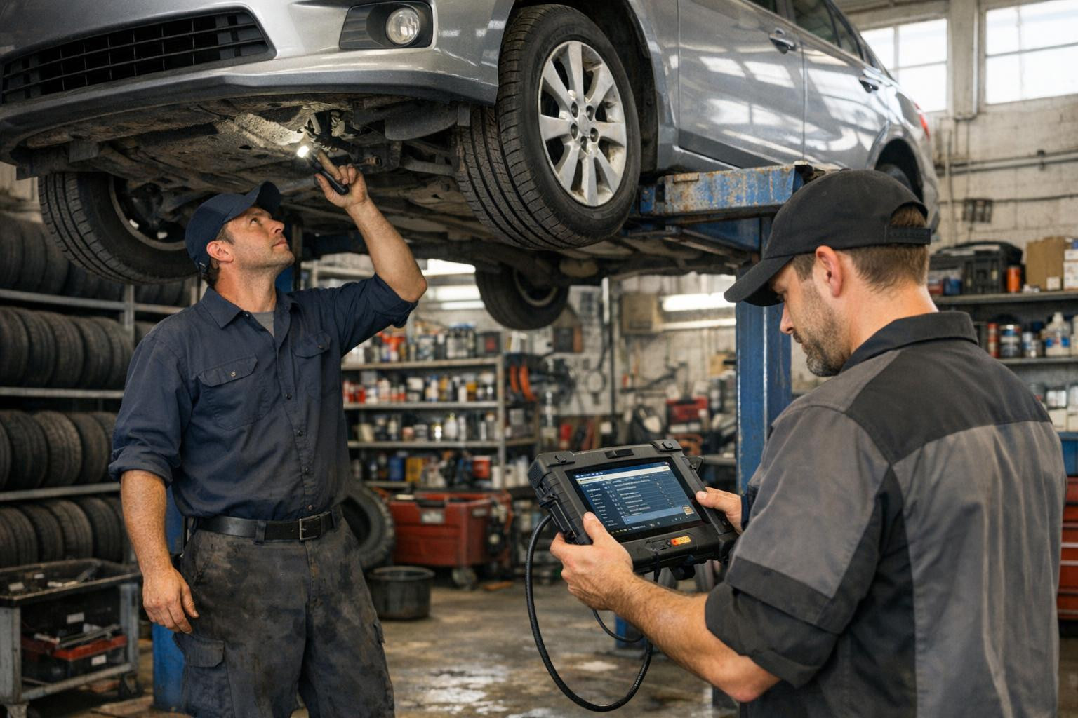 Oleme kohaliku remonditöökoja ja varuosapoe meeskond, kelle keskmes on sõidukite töökindluse ja ohutuse hoidmine. Meie lähenemine on praktiline ja tehniliselt p