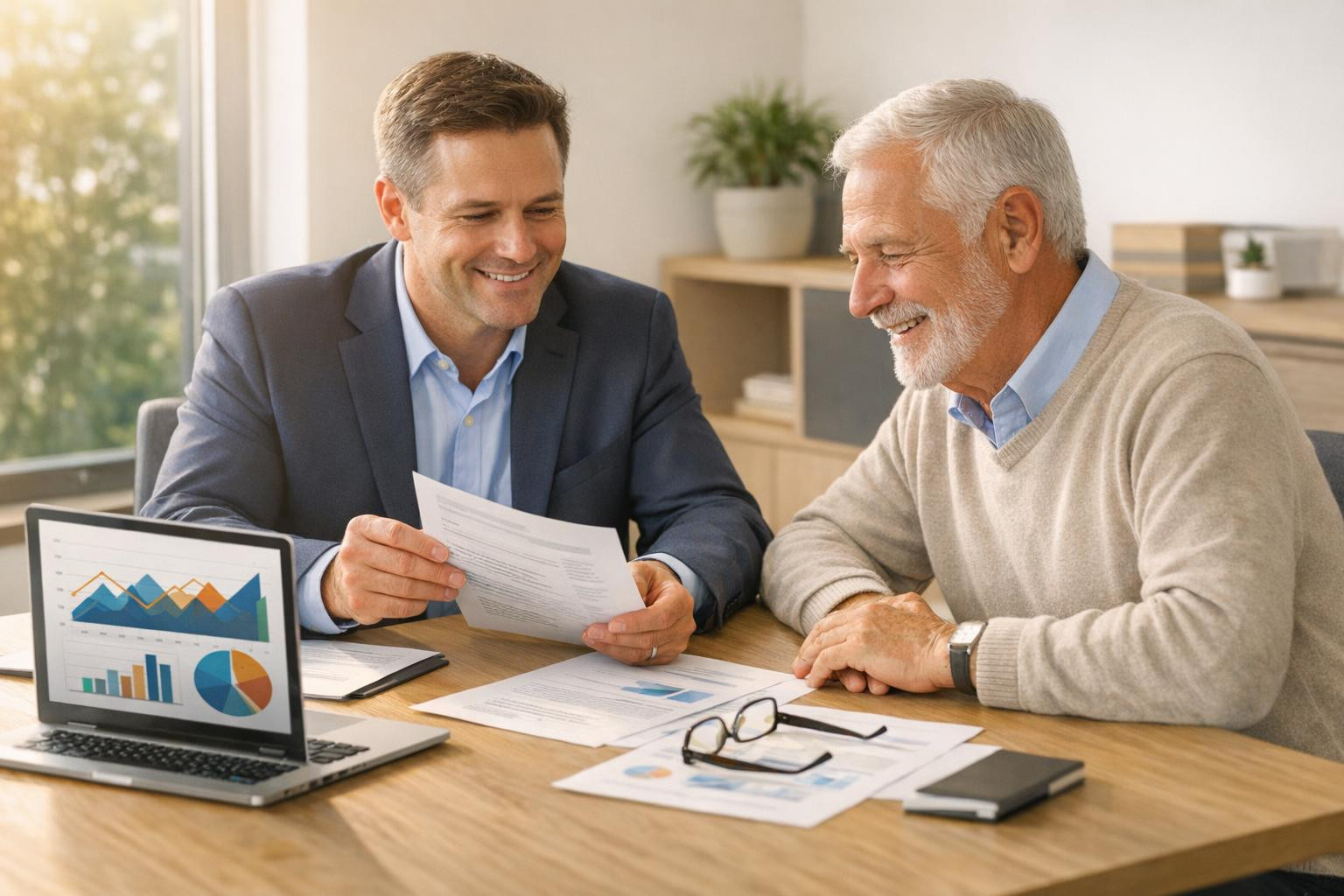 Our company helps people and families to grow savings and achieve long-term financial goals with a well-considered and personal approach to investment.  In toda