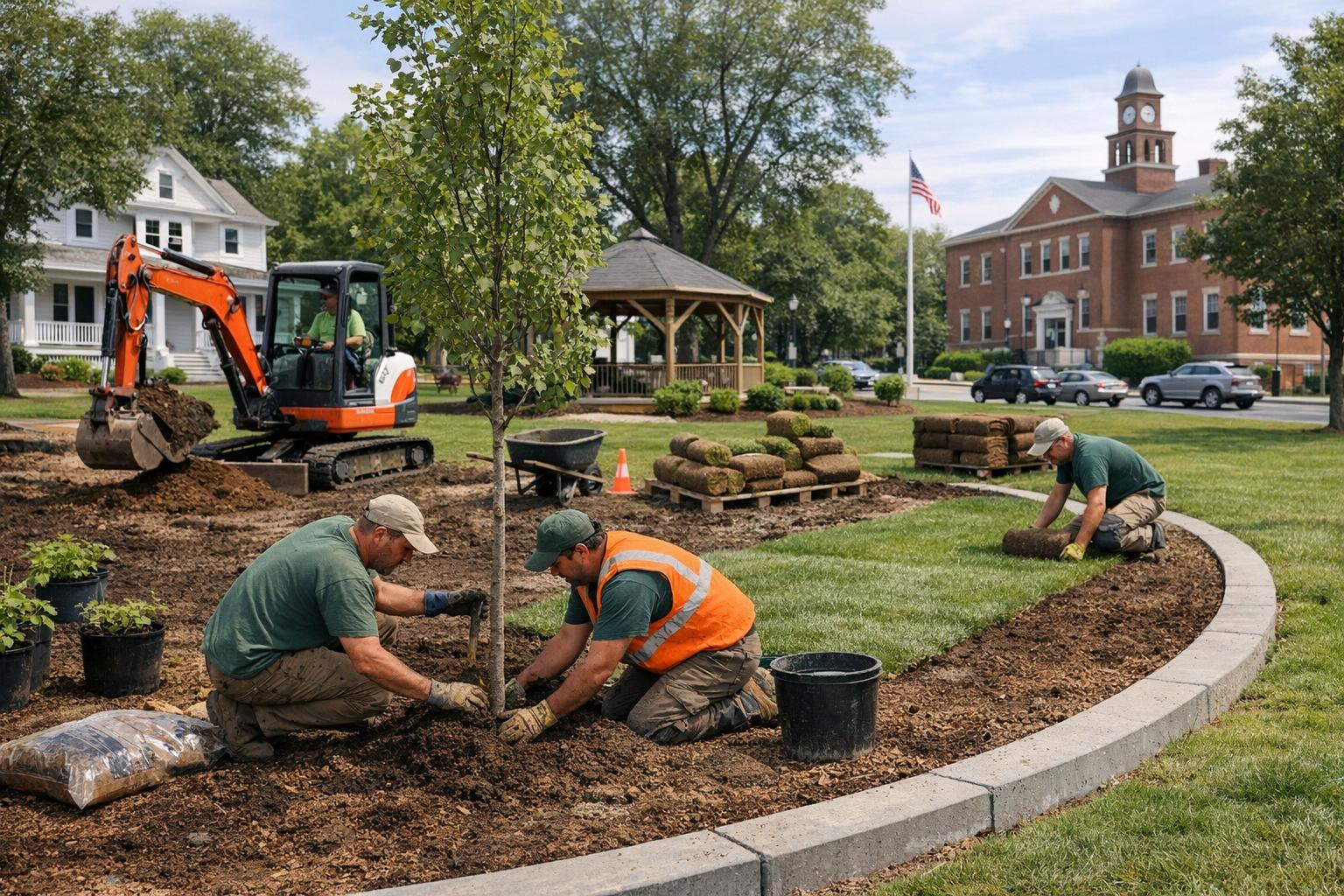 We are a local gardening and maintenance company operating in southern Estonia that helps home, business and municipal customers to design, build and maintain c