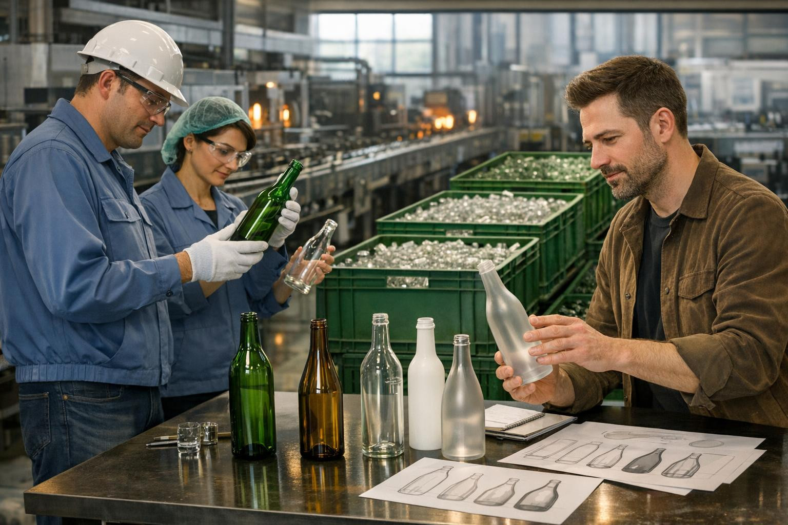 Our company offers glass packaging to the food and beverage industry based on environmental and consumer experience. Our work focuses on diligence, technical sk