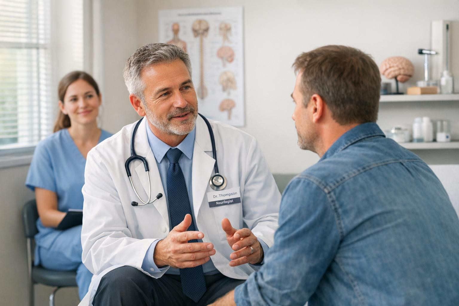 The clinic is a private specialist medical centre that focuses on neurology and combines clinical experience with a scientific approach. Our work is based on pa