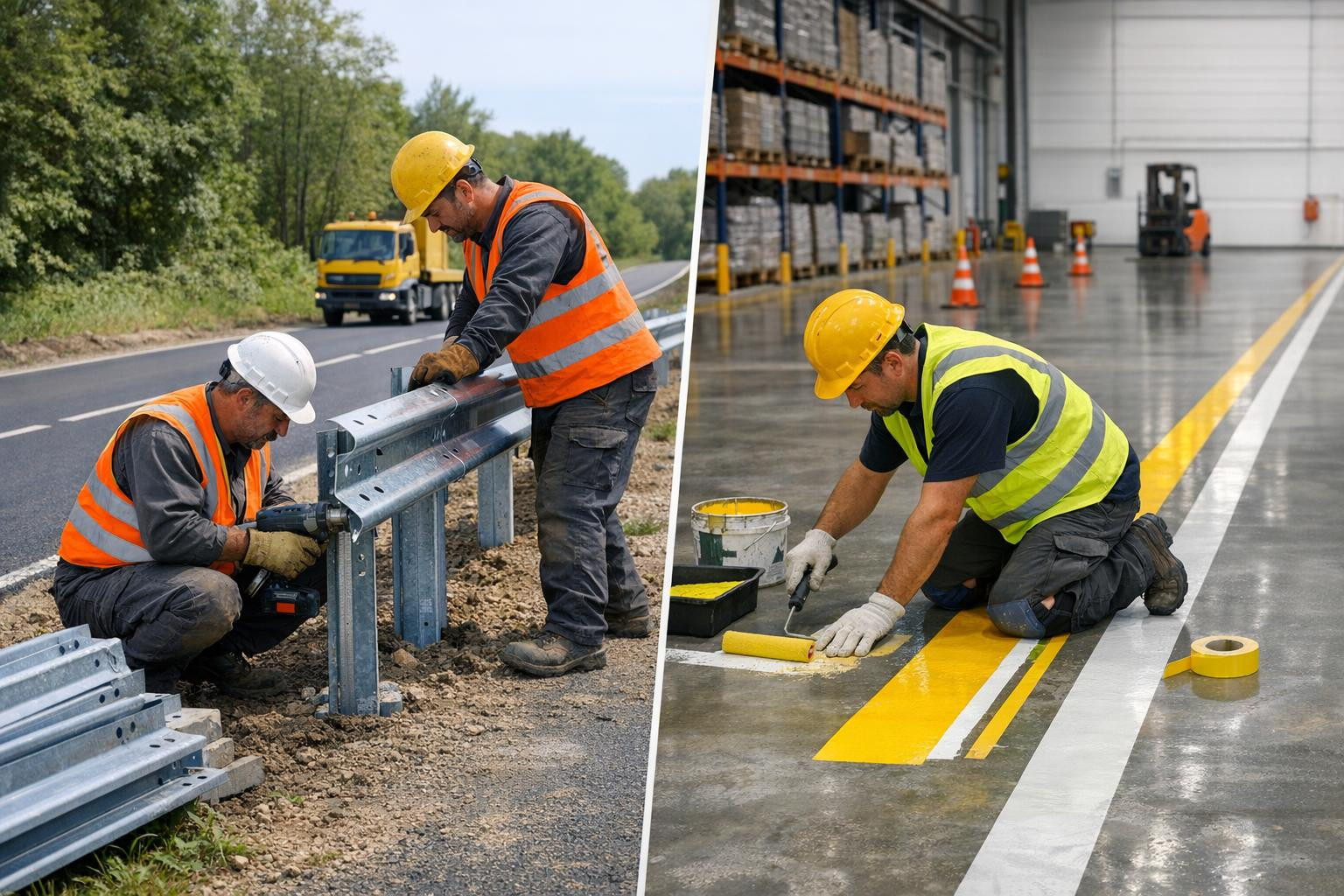 Our mission is to reduce accidents and protect property on public roads, parking areas and industrial sites. We work to ensure that the movement of people and t