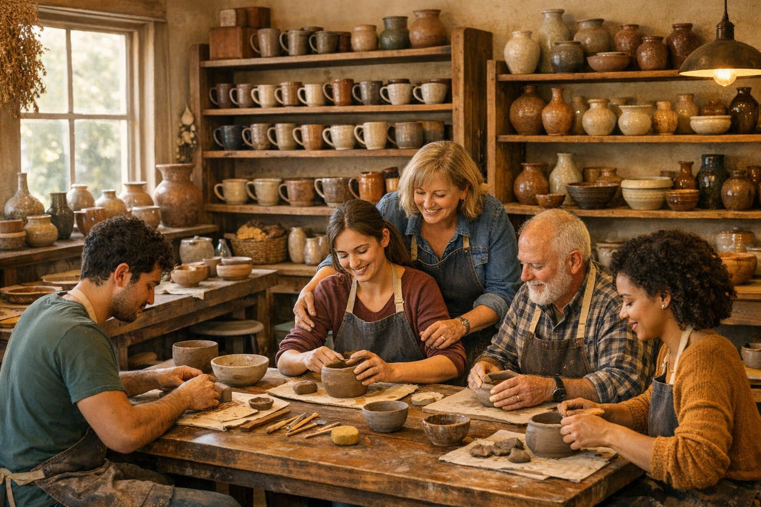 We are a ceramic studio in Saku region, where crafts and personal approach are at the heart of the activity. We believe that everyday objects can have meaning a