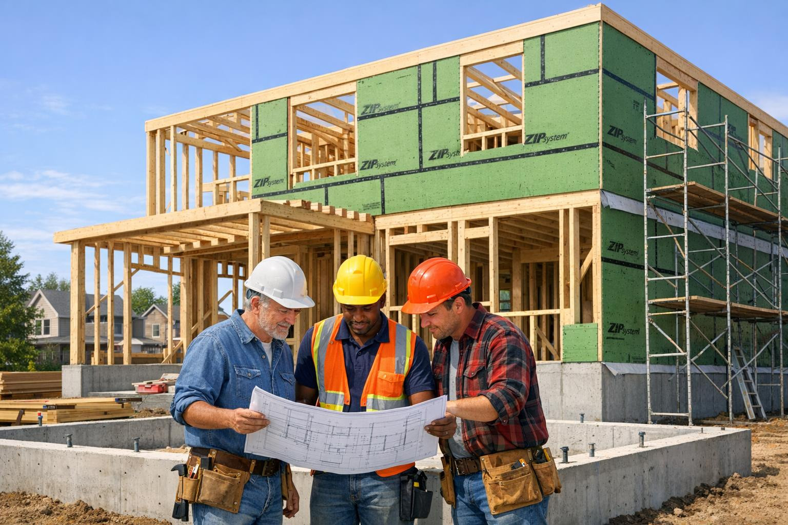 Our aim is to provide a clear and reliable solution for building a house: to pool different work into one thought-out process so that the final result is resili