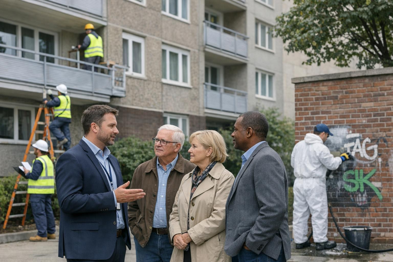 Me aitame korteriühistutel ja kinnisvarahaldajatel hoida hooned turvalised, korras ja majanduslikult hallatavad. Meie eesmärk on võtta ära igapäevane haldus- ja