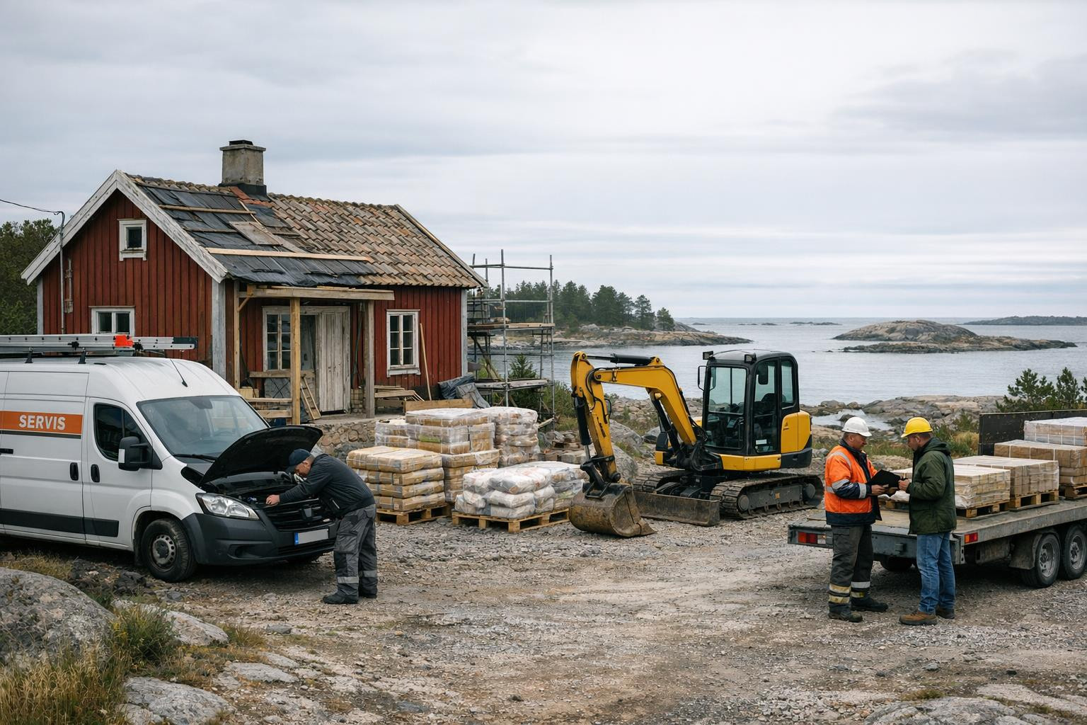 We are a local service provider in the area of Muhu and Saaremaa, which values practicality and frankness. The work is based on a simple goal: to be a reliable 