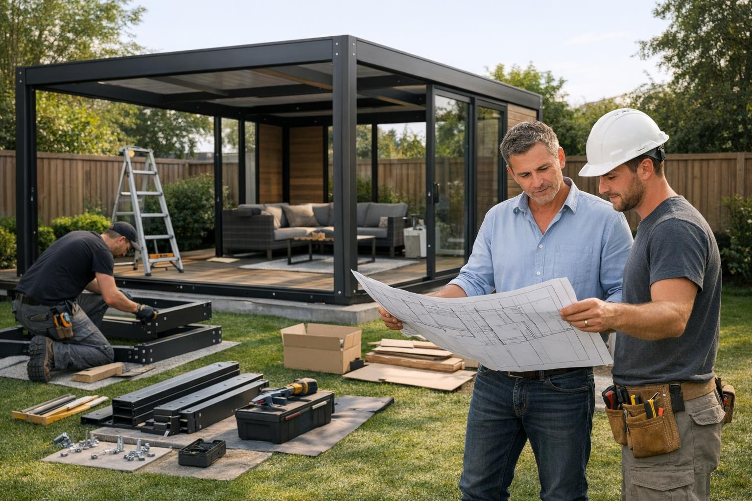 Our company combines design and practicality by providing modular steel structures for small buildings and outdoor areas. Our solutions are designed for private