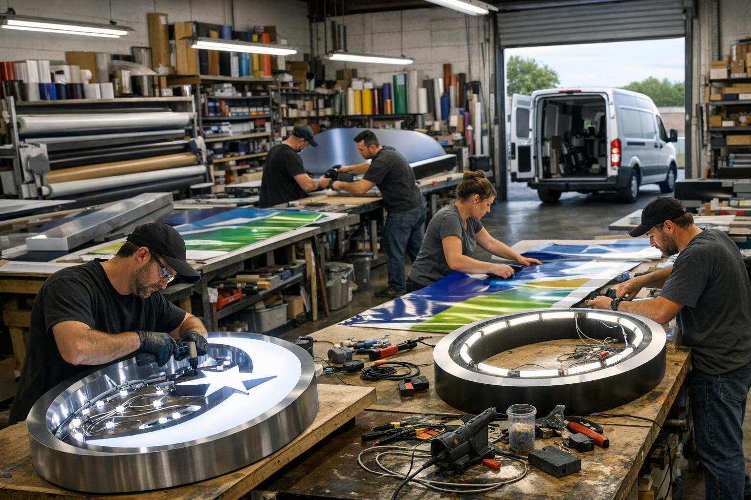 Me disainime, valmistame, paigaldame ja hooldame kohandatud sildilahendusi äriklientidele ning avalikule sektorile. Meie töö keskmes on toetada selget ja vastup