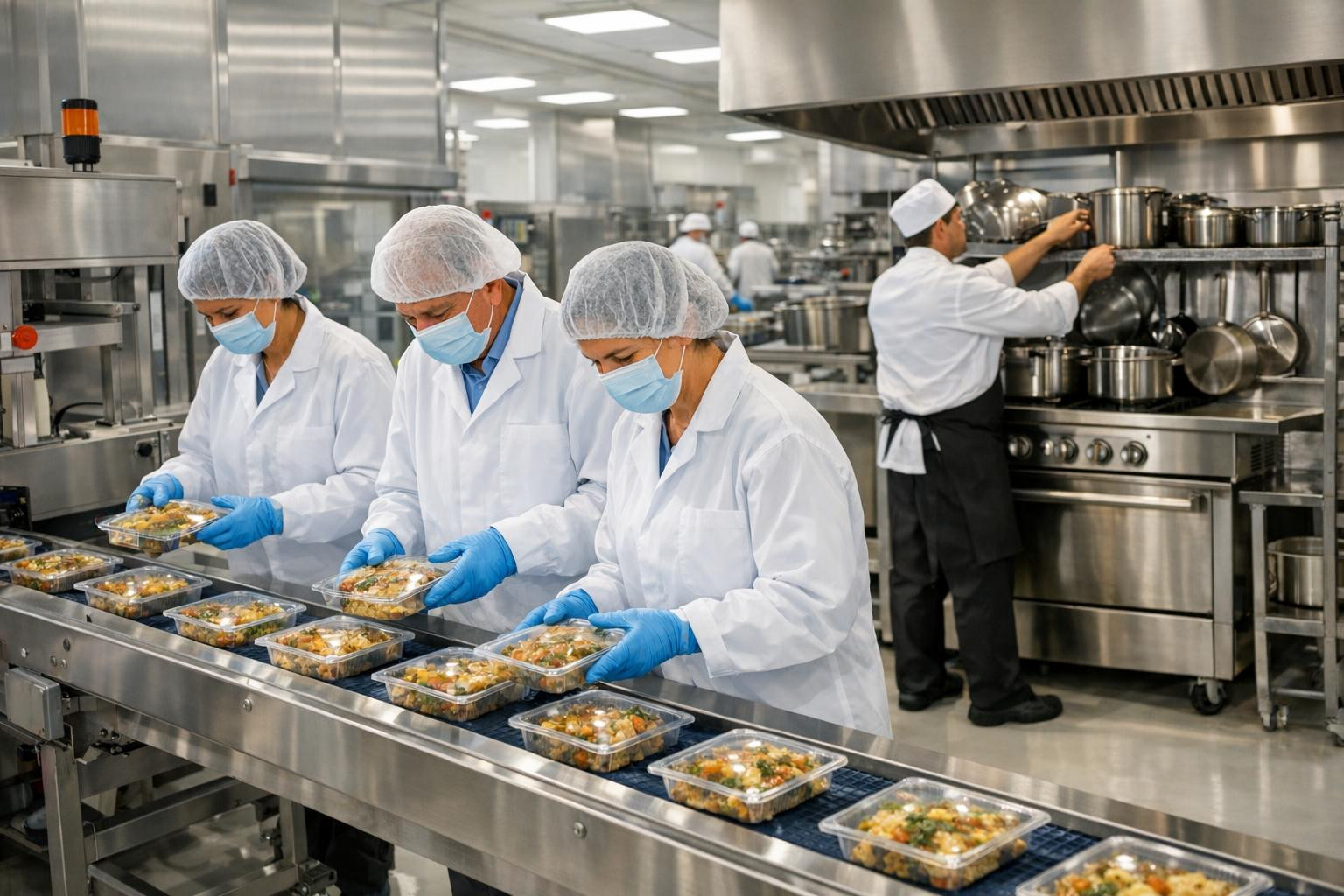 Simplifying the functioning of food production and catering is at the heart of our company. We work with production chains and professional kitchens to ensure t