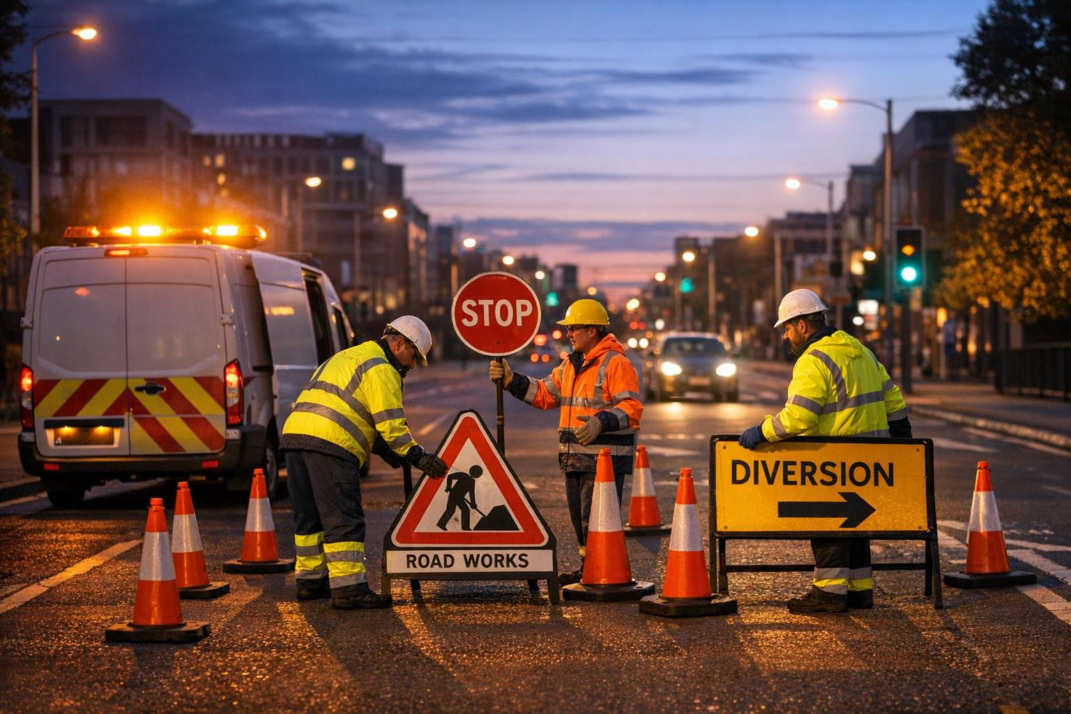 Meie töö keskmes on ohutus ja korrektsus: me aitame tagada, et ajutised teetööd ja avalikud üritused toimuvad turvalises ja nõuetele vastavas liiklussuutlikkuse