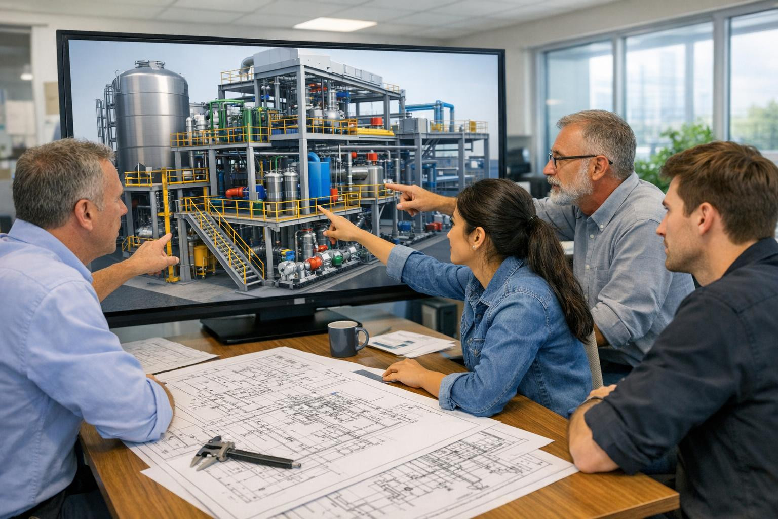 Our aim is to make complex engineering projects understandable and manageable. We create an integrated approach that brings design, mechanics and system solutio