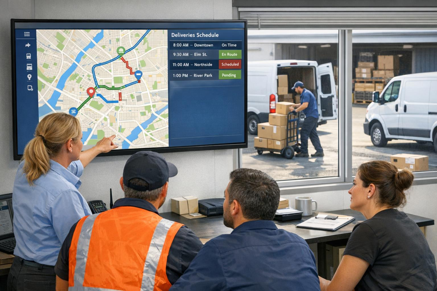 Our job is to make the complex supply chains a clear and reliable part of the customer's daily activities - so that goods move smoothly, on time and cost-effect