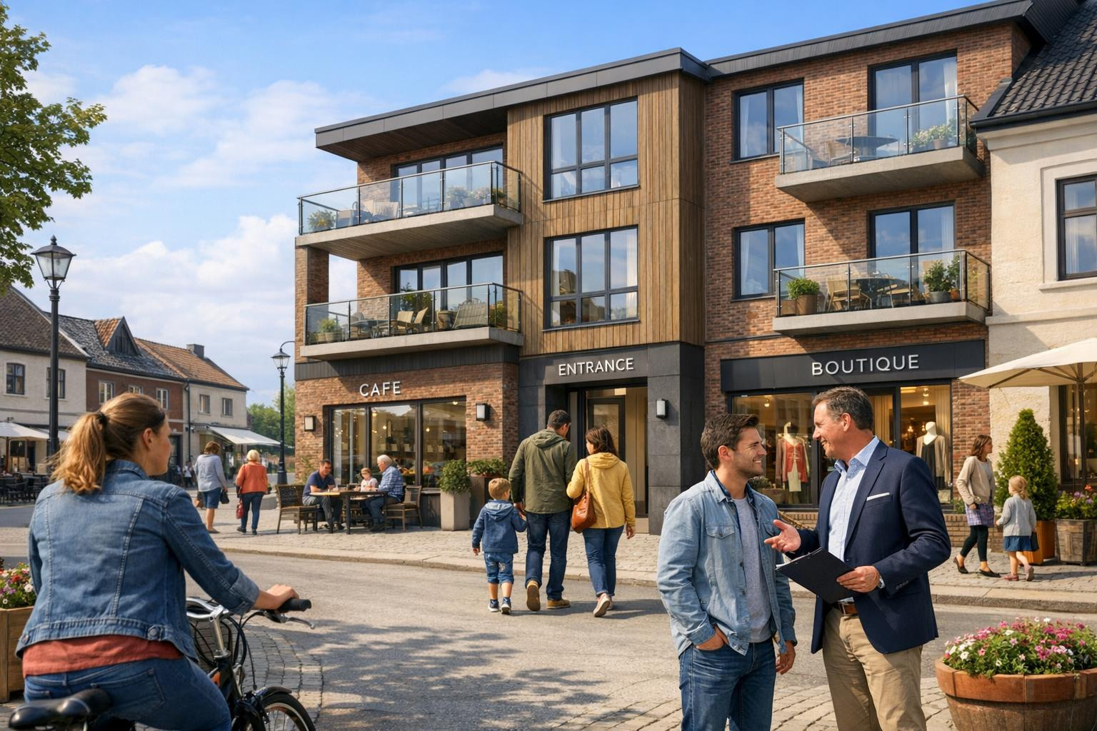 Our company's main objective is to develop residential and business premises based on people and long-term values. Founded in 2020, with local capital and maint