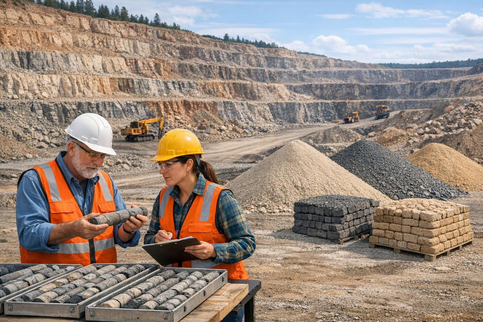 Our company aims to ensure a reliable and consistent supply of raw materials to the construction and industrial sector, based on clear inventions and well thoug