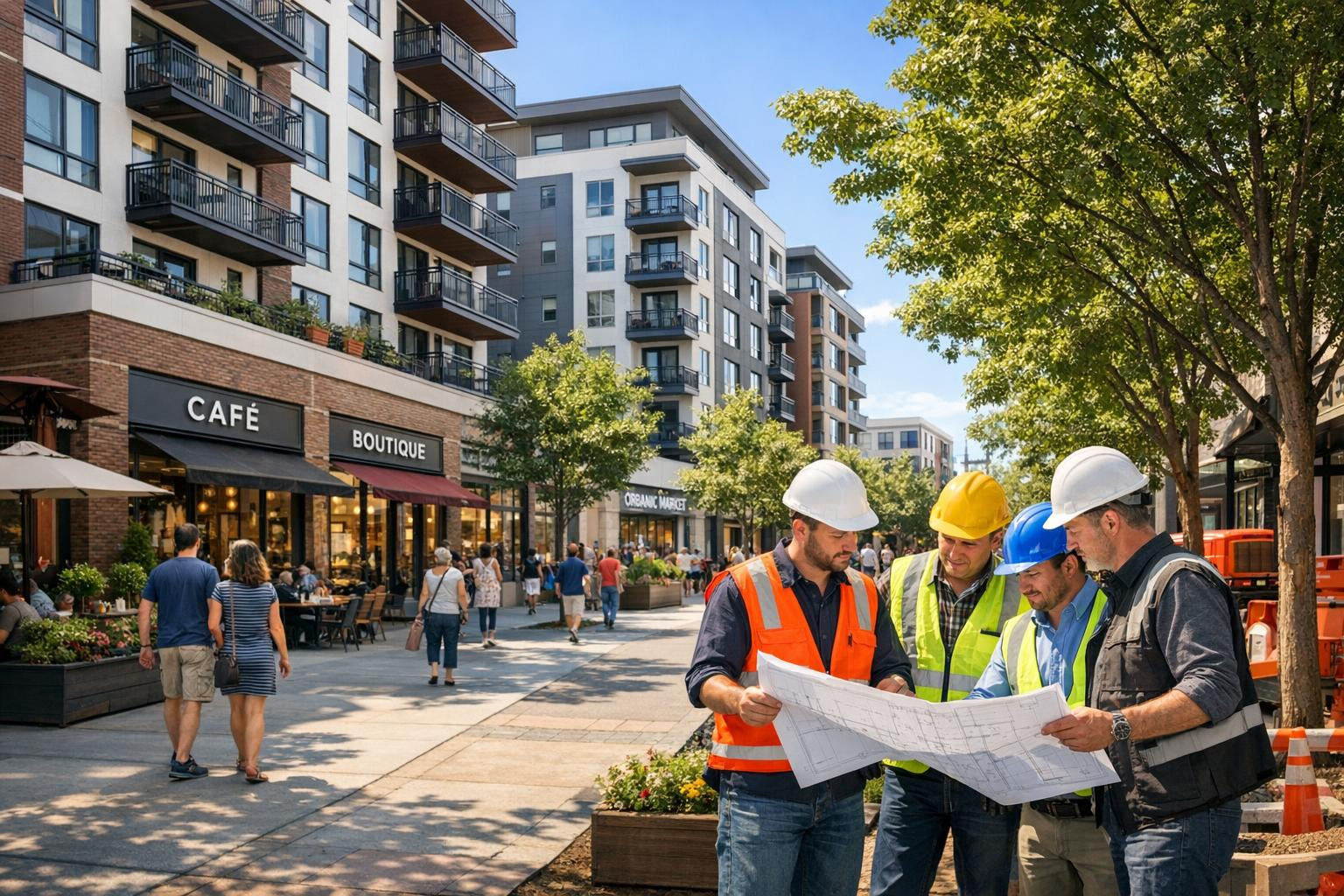 Meie ettevõte loob elamis- ja töökohti ning arendab linnaruumi nii, et inimesed ja organisatsioonid leiaksid funktsionaalsed ja vastupidavad lahendused oma igap
