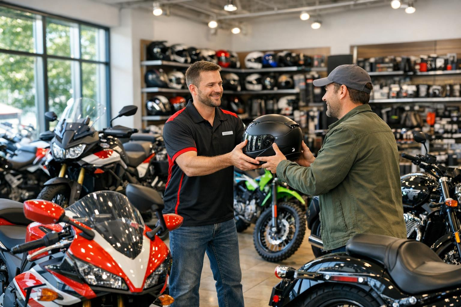 Mootorratta Keskus on paindlik partner mootorratturitele — koht, kust leiab nii masina kui ka kogu vajaliku varustuse ja teenuse, et sõiduelamus oleks turvaline