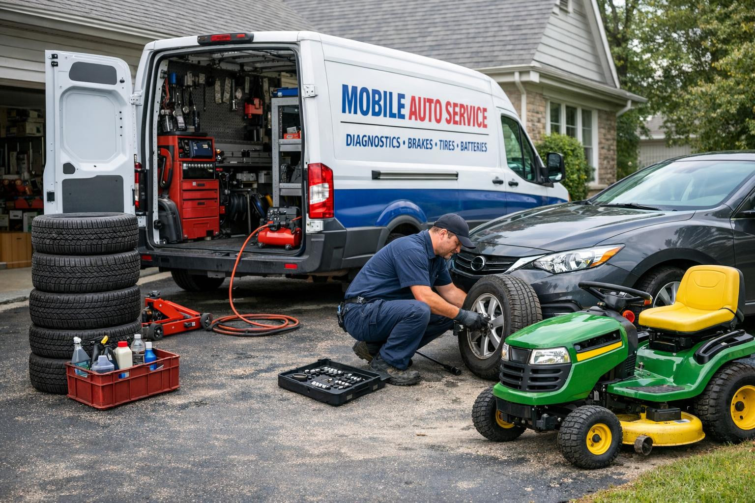 Meie ettevõte on kohaliku tähendusega autoteenuste partner, kes aitab eraisikuid ja väikevarustuse omanikke hoida sõidukid ning aiatööriistad töökorras ja turva