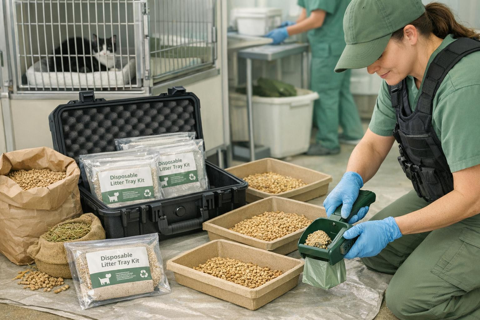 Our aim is to provide practical and environmentally sound hygienic solutions for the animal care sector that are suitable for both day-to-day clinical work and 