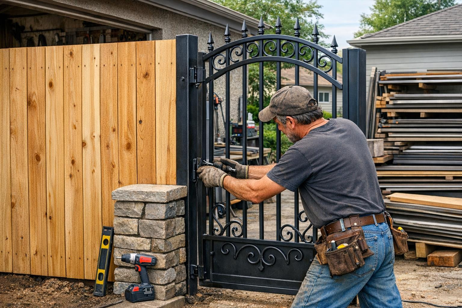 Meie ettevõte pakub kohalikke piirdeaedade ja väravate lahendusi, kus tähtsal kohal on töökindlus ja käegakatsutav käsitöö. Töömeeskond liigub välja, valmib ja 