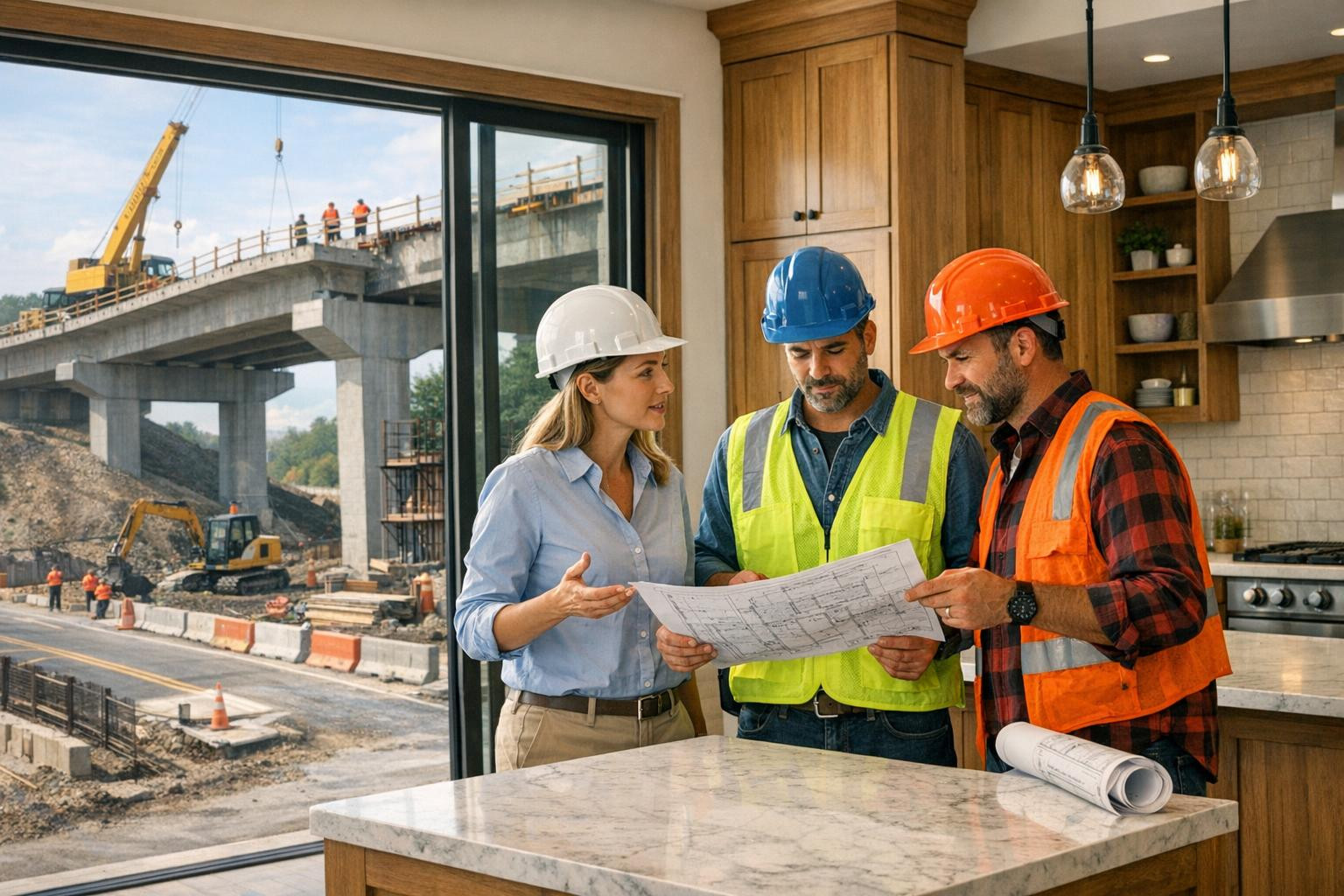 We believe that a good living environment is born when different parts of the construction and spatial solution work as a whole. Our work is based on cooperatio