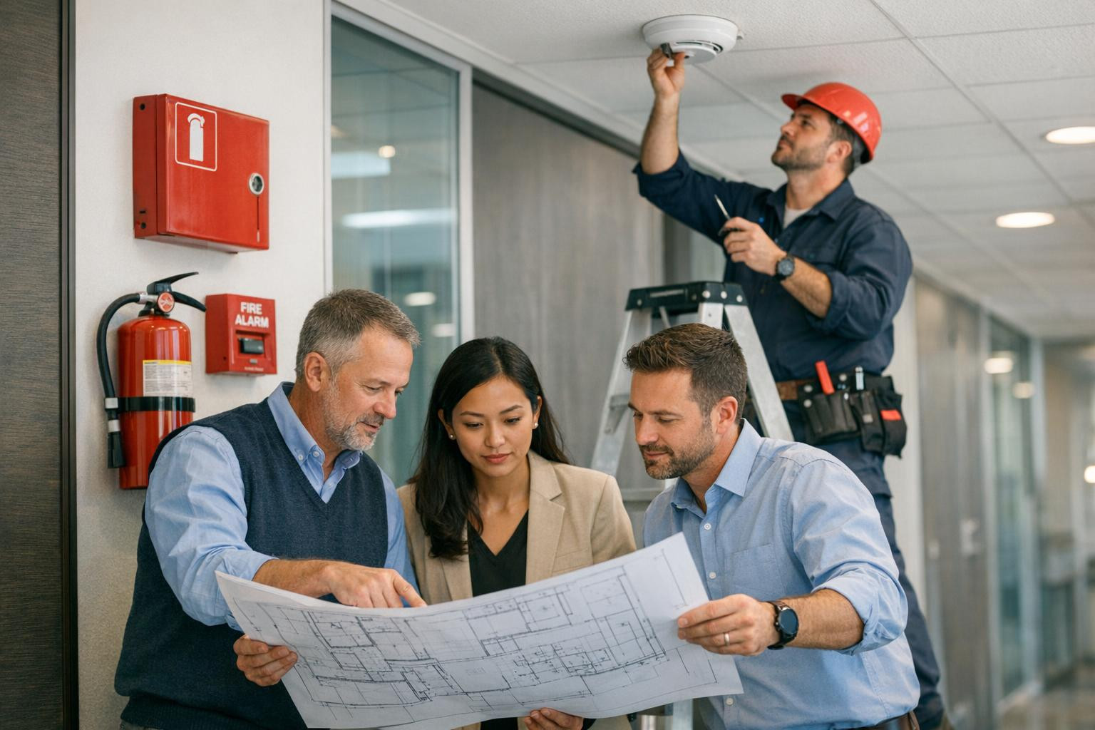 Our working principle is simple: to help organisations and buildings to be better prepared for fire threats and to protect people and property through a well-co