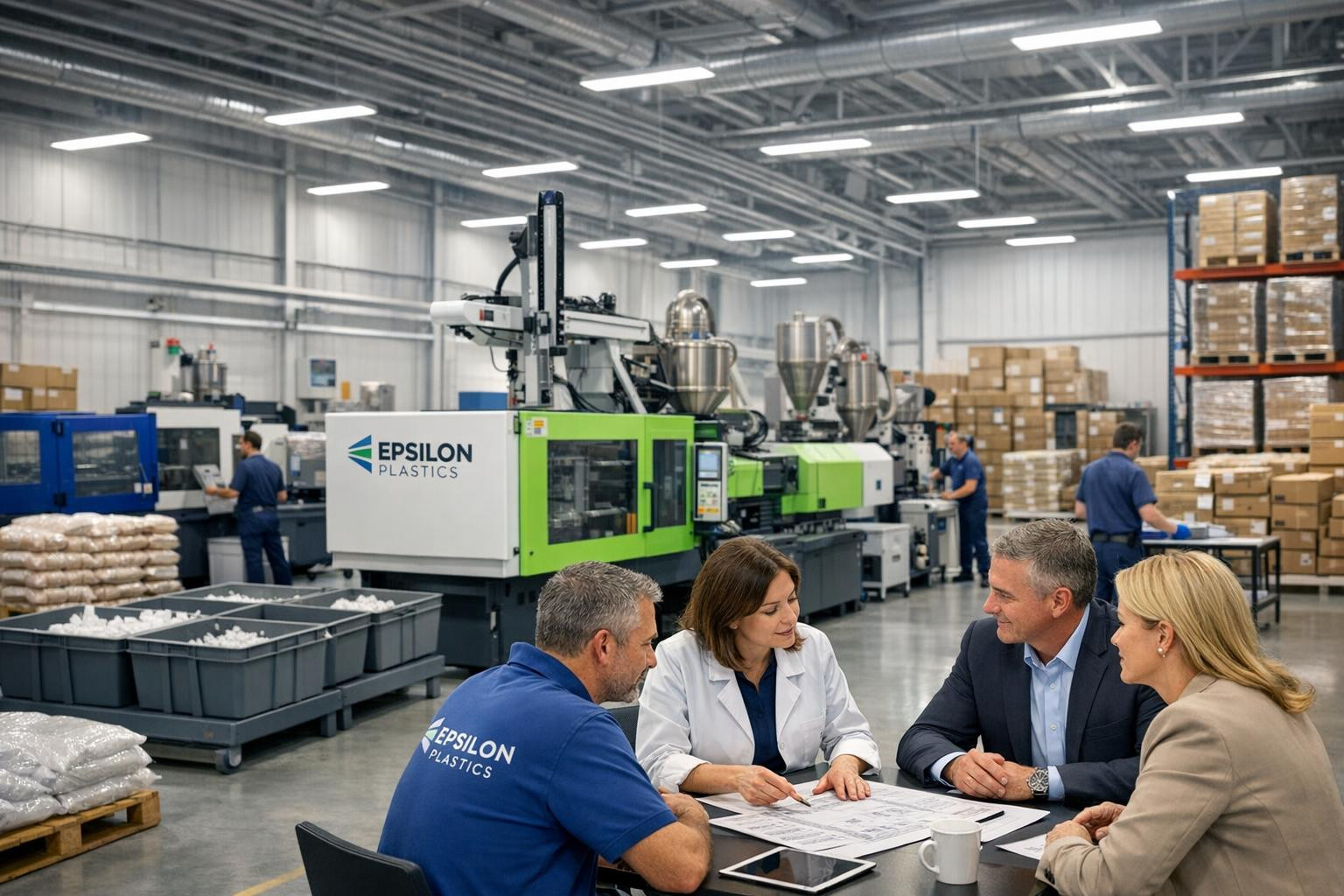 Our company manufactures plastic components and packaging solutions for industrial customers, where reliability, quality and safety are at the heart. We act as 