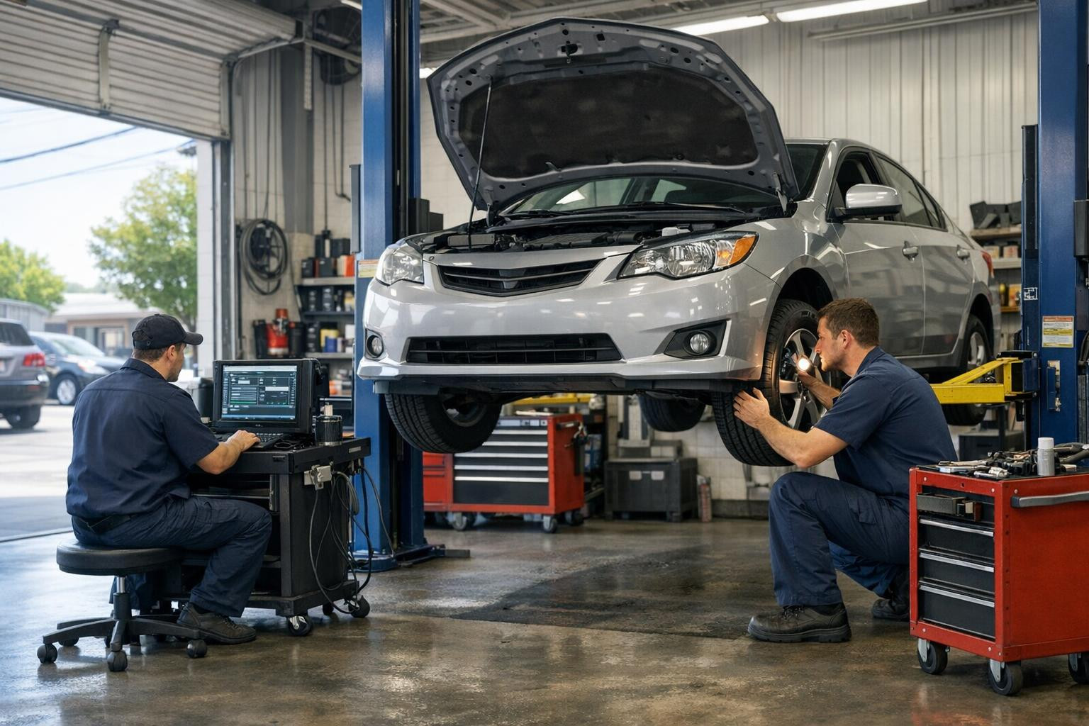 We care about your vehicle being safe and reliable. The purpose of the workshop is to provide comprehensive maintenance and transparent service to keep the car 