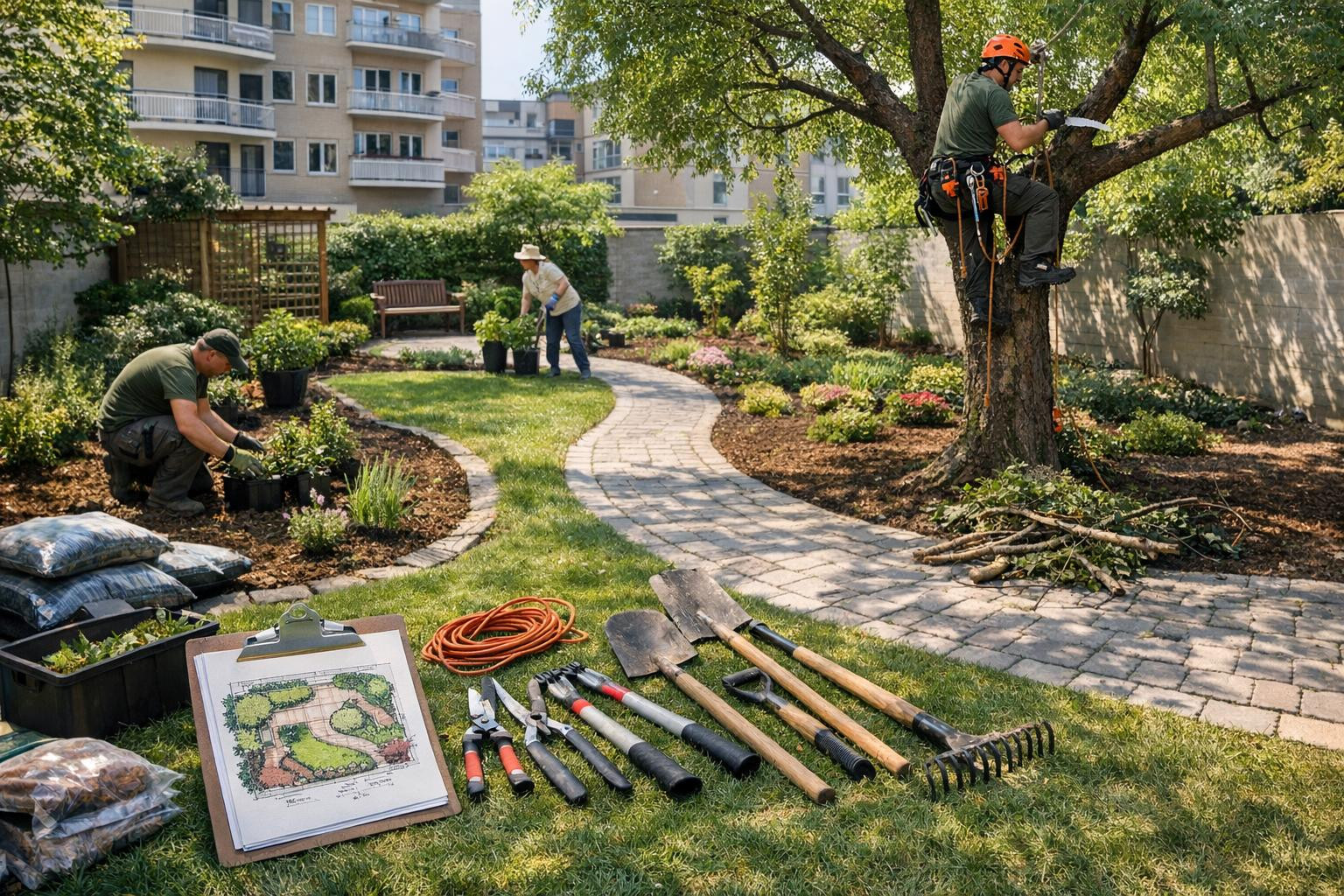 We create field spaces that combine beauty and functionality and take into account the local medium. We work for both private houses and apartment cooperatives,