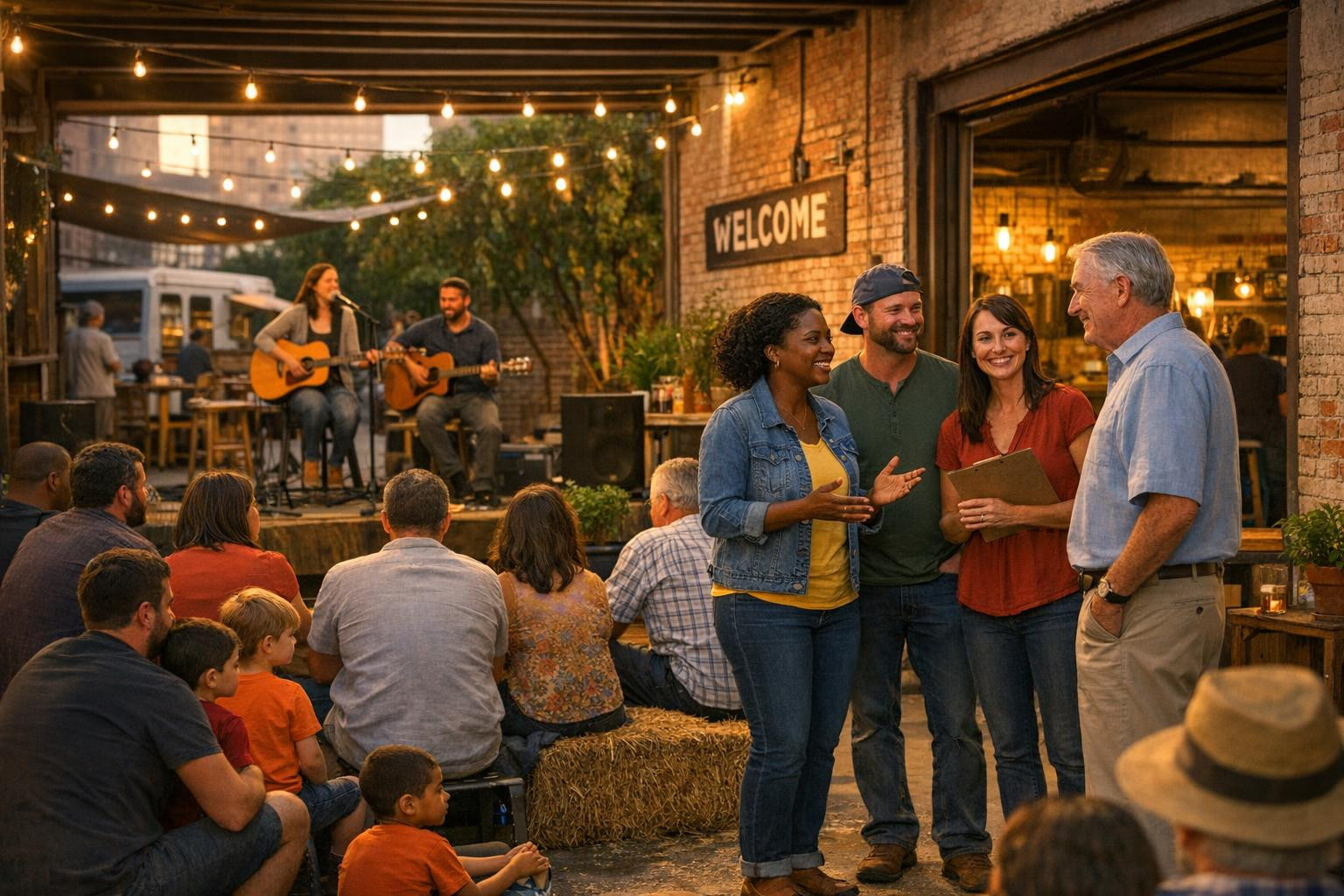 Our mission is to combine active cultural activities and practical real estate solutions so that spaces and events support each other and serve the community.  