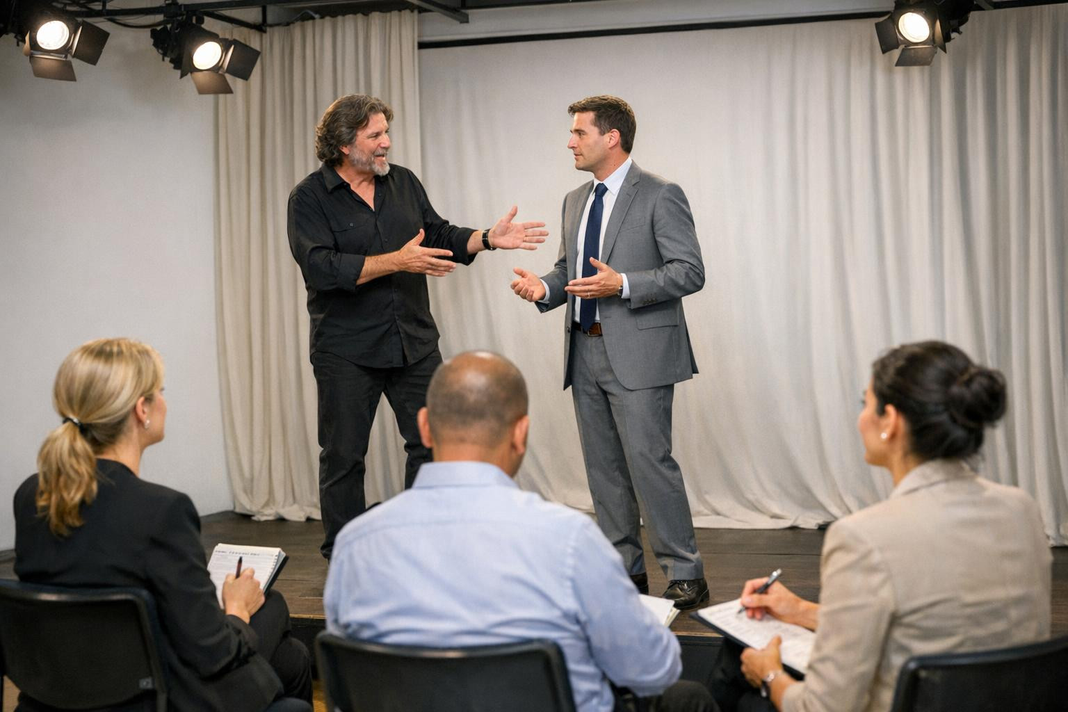 Our goal is to help people and organizations speak more clearly and confidently - both on stage, at the meeting and in front of the camera. The work is based on