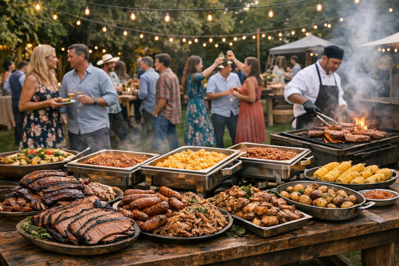 Entertainment catering that creates a memorable taste experience     Entertainment catering   combines custom menus, high-quality raw materials and excellent se