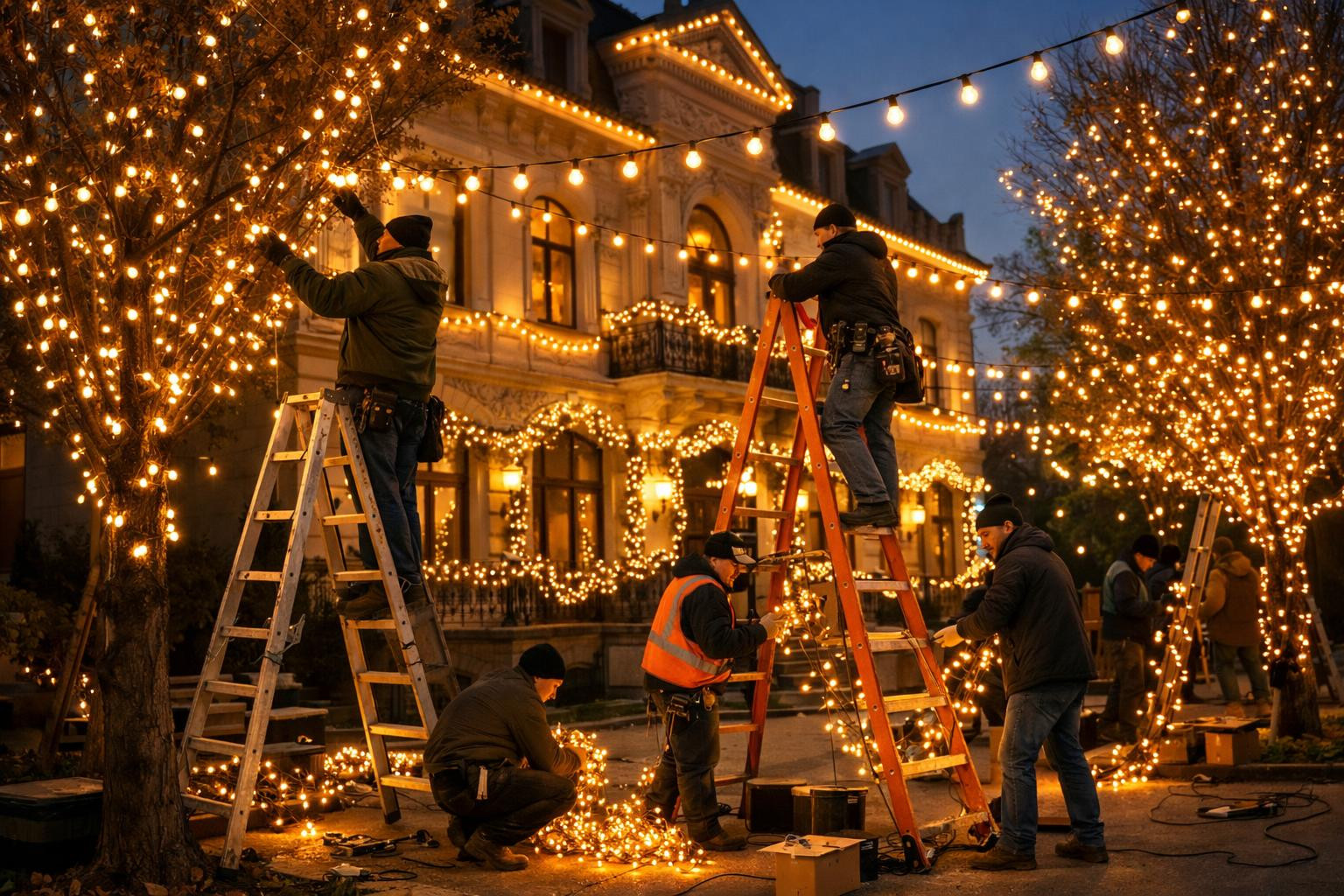 Enlightenment   changes every event, seasonal celebration or advertising event that guests remember. Exclusive lighting solutions create the right mood, increas