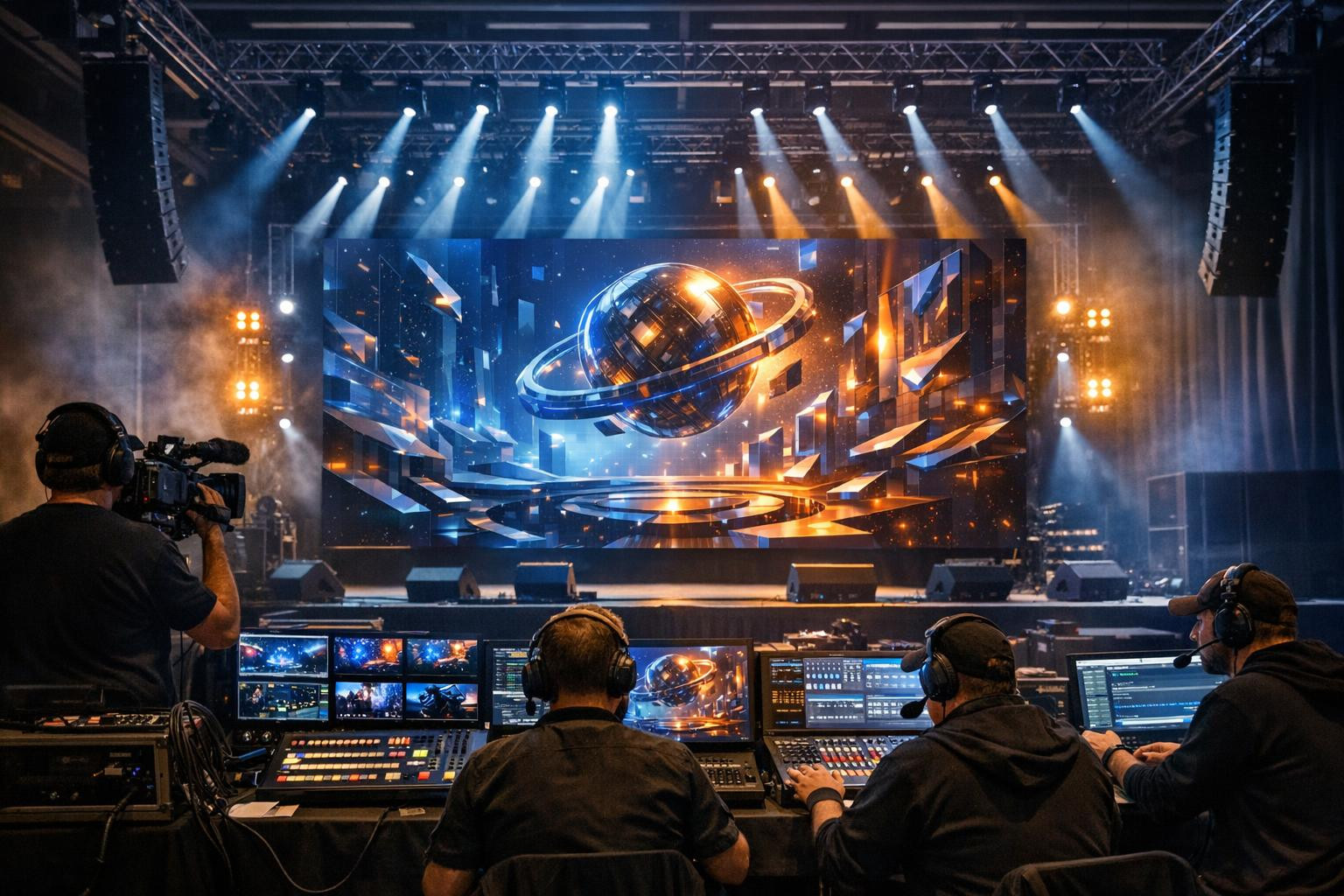 Full solution for the technical organisation of events  combines professional technical installation, outstanding stage design and flexible rental and sales opp