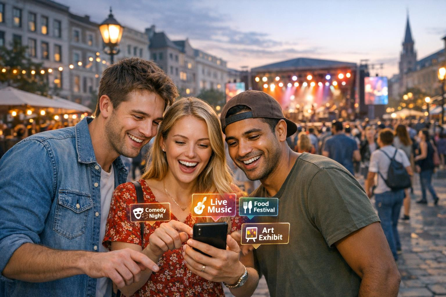 Events explorer  collects local culture and entertainment in one place to help quickly find events, events, concerts and festivals according to interests and lo