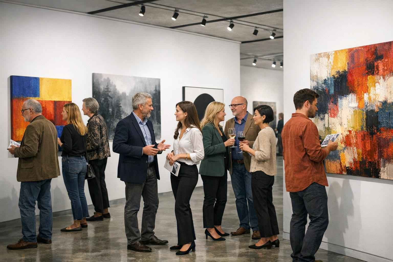 Exhibitions  and well thought-out  gallery partnership  bring works to the public, create a context and open up new sales and cooperation opportunities. Profess