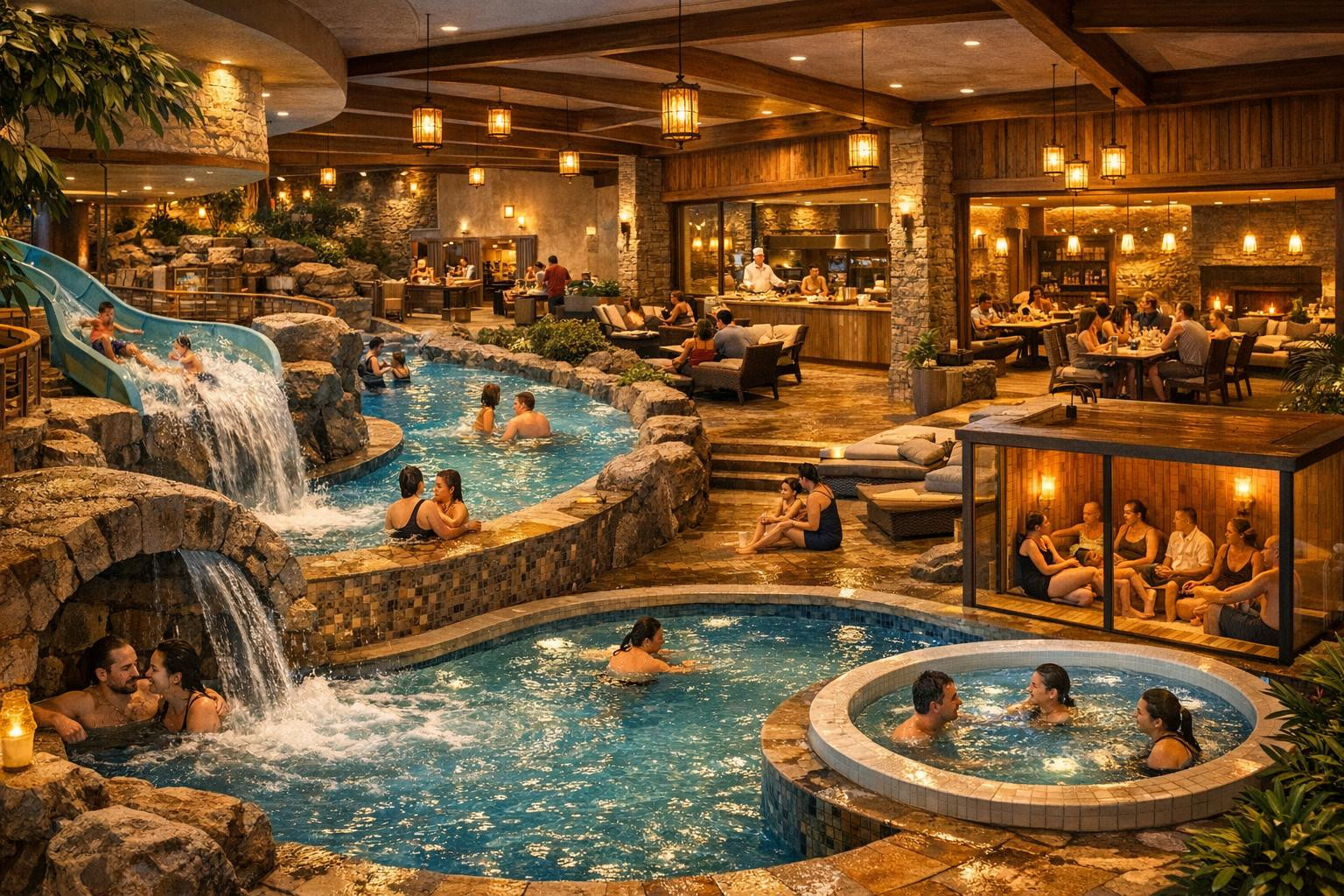 Livingus Spa Keskus  is a modern welfare centre in Tallinn, where the sauna complex meets with several zones, a pool of 25 m and professional care. Perfect for 