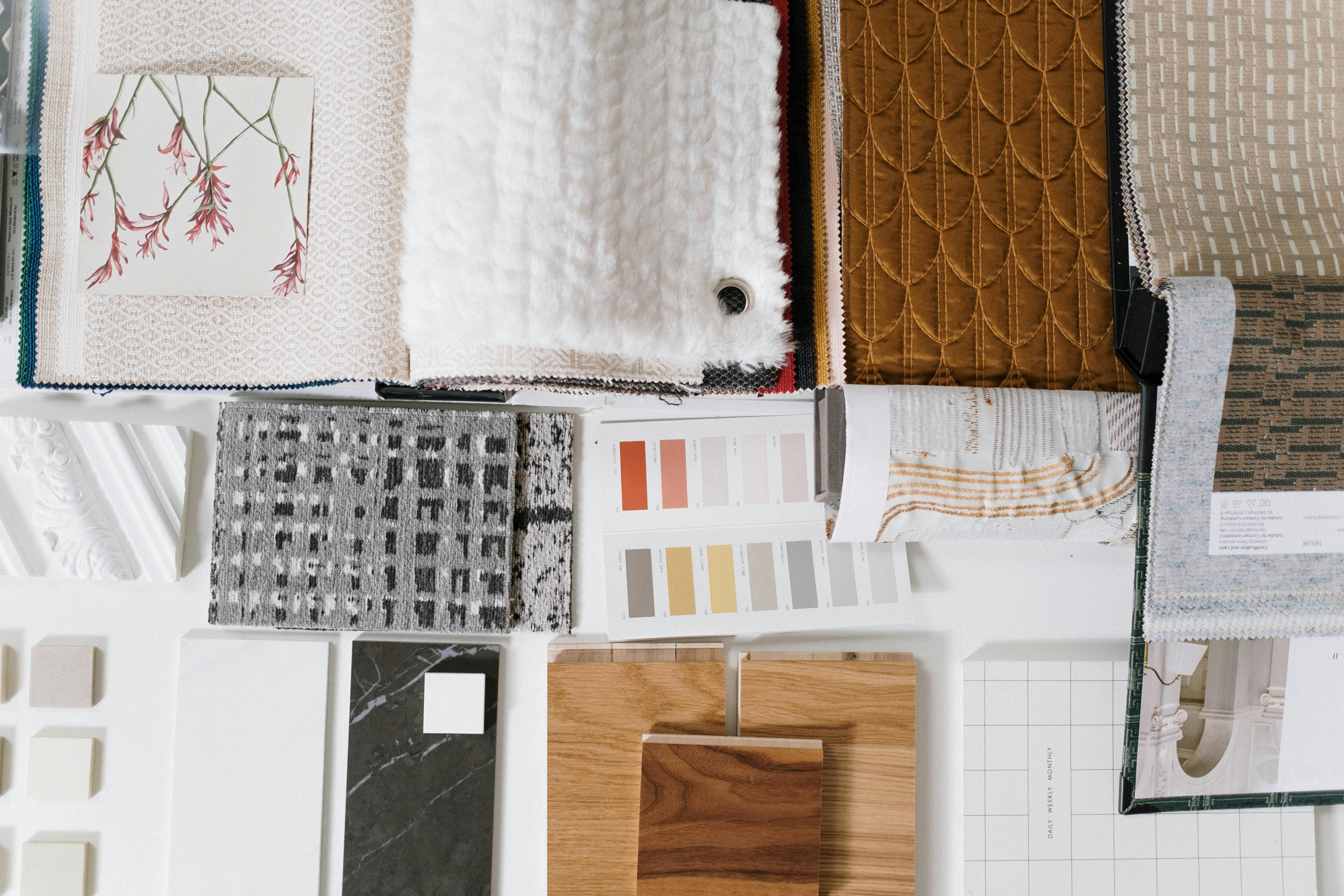 Mainly selected   fabrics  give each interior the last grind and create the basis for a result that is aesthetic, durable and time-long. The wide range of  mate