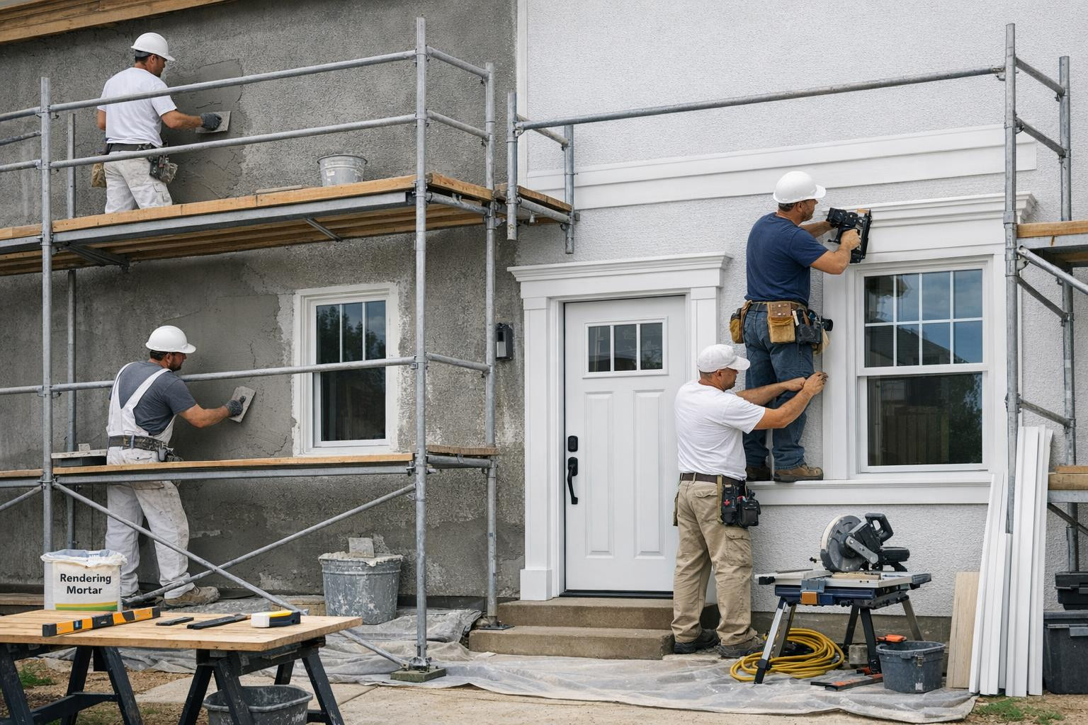 Representative and durable exterior finishing   < Exterior finishing  and   facade grinding and finishing  give the building not only the right look but also