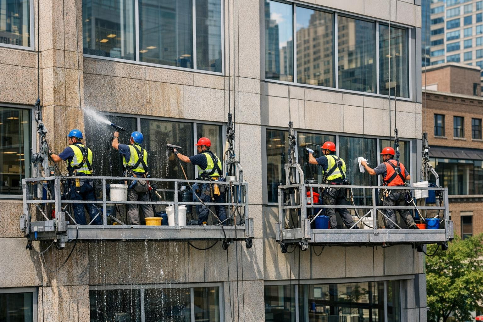 Fassad cleaning restores the representative appearance of the ...