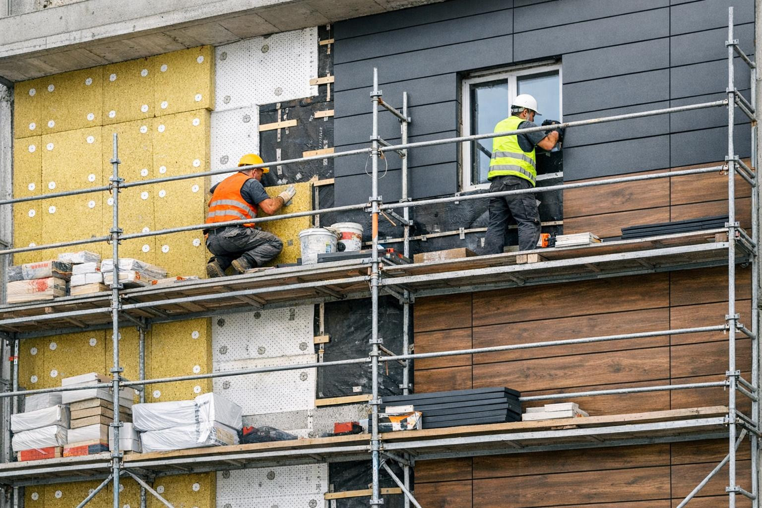 Fassate finishing that generates a constant value     Fassate finishing  and  heat work  help reduce heating costs, improve the appearance of the building and e