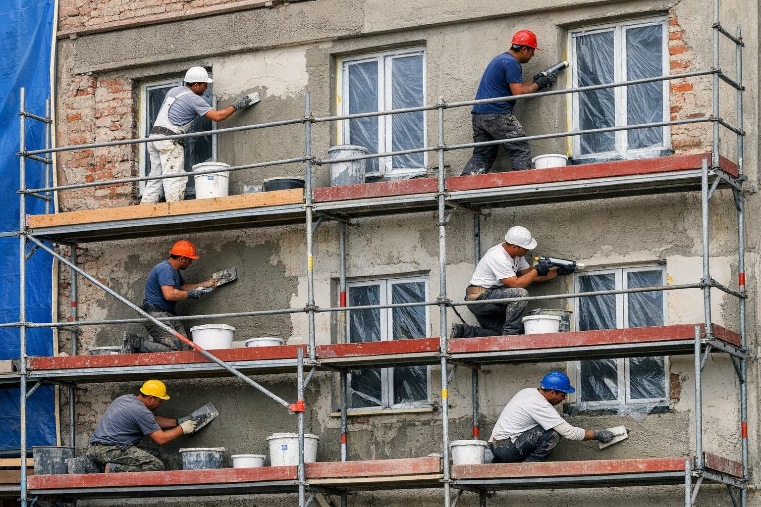 Protection and beauty of the building: professional exterior finishing and plastering    The work of the facade   ensures the long-lasting, energy efficiency an