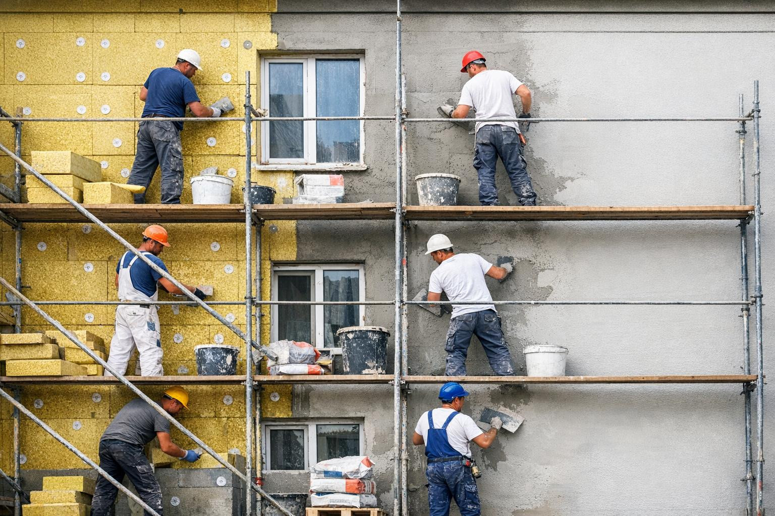 High-quality facade work for an energy-saving and beautiful building ...