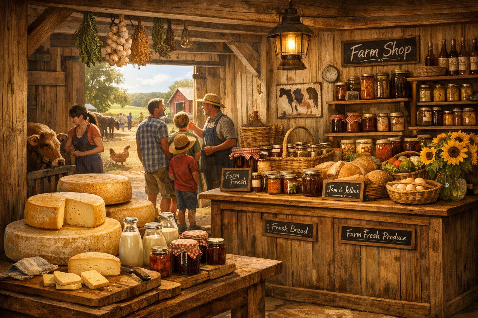 Fresh farm gouda and reliable origin     The farm cheese house  combines the best farm milk and traditional Gouda‐style cheese production by offering a deliciou