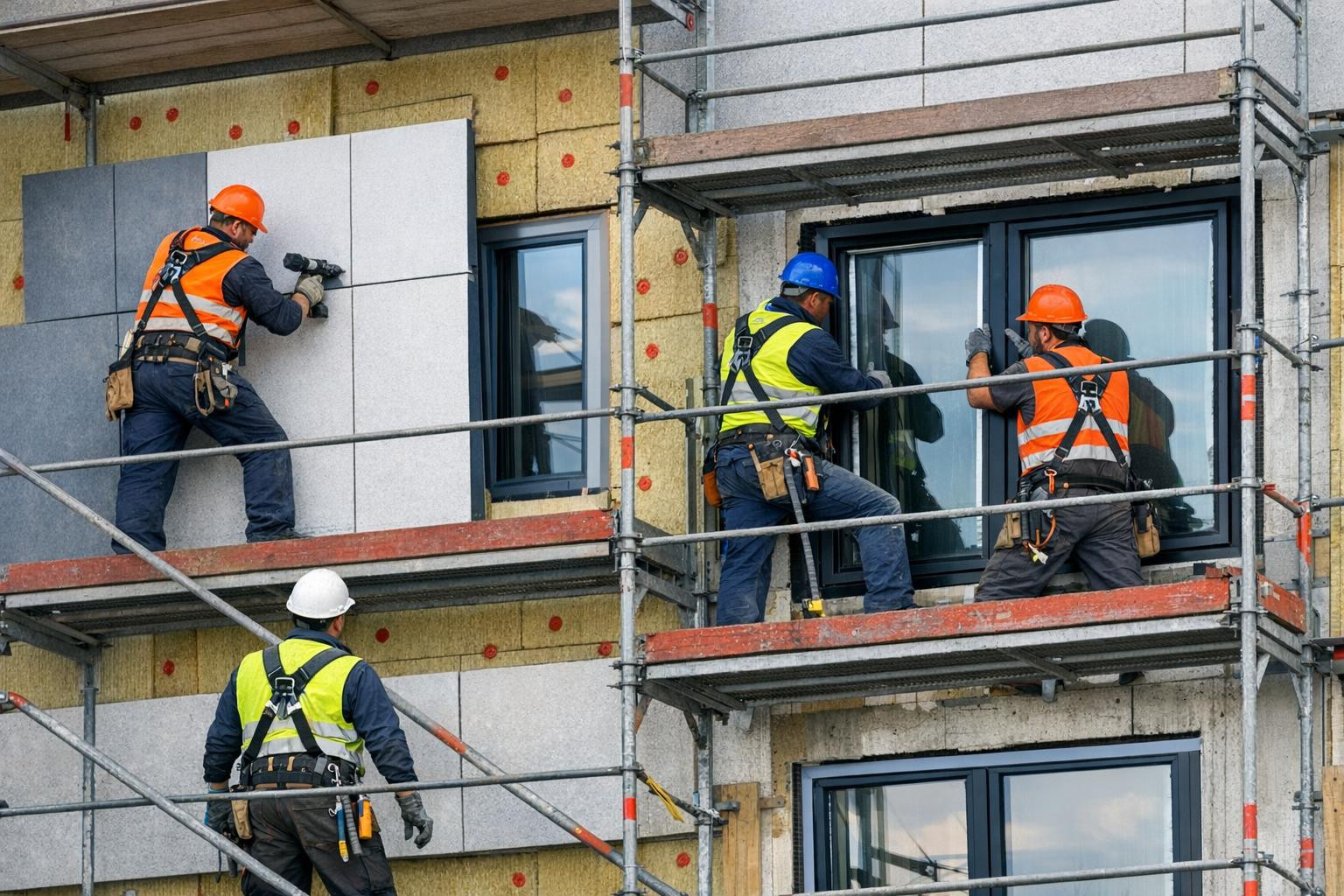 Fassaad ja aknad  loovad hoone näo, kaitsevad sisekliimat ning määravad soojapidavuse ja vastupidavuse. Pakutav fassaadi paigaldus ja viimistlus koos fassaadi s